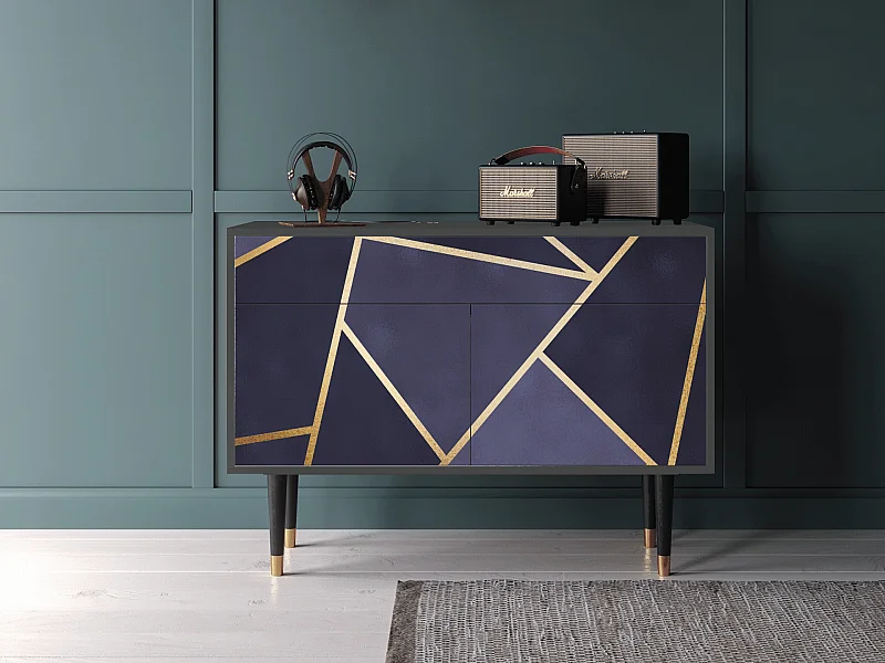 Kredens - 115x85x48 cm - BS4 - The Amethyst, Antracyt