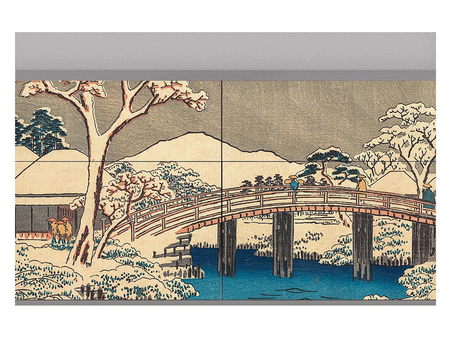 Kredens - 115x85x48 cm - BS4 - Katabira River, Szary