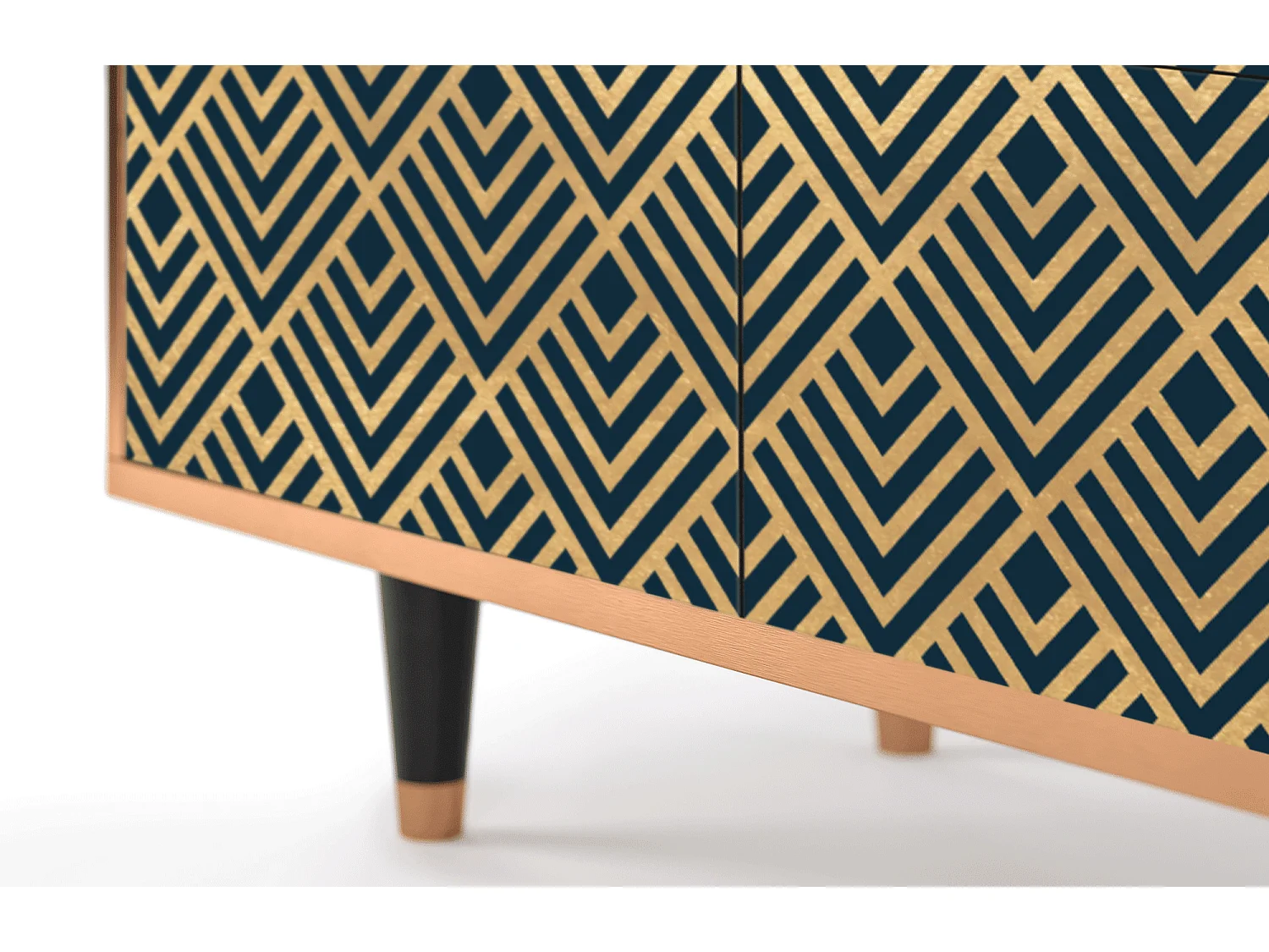 Kredens - 94x96x48 cm - BS3 - Egypt Triangles, Orzech