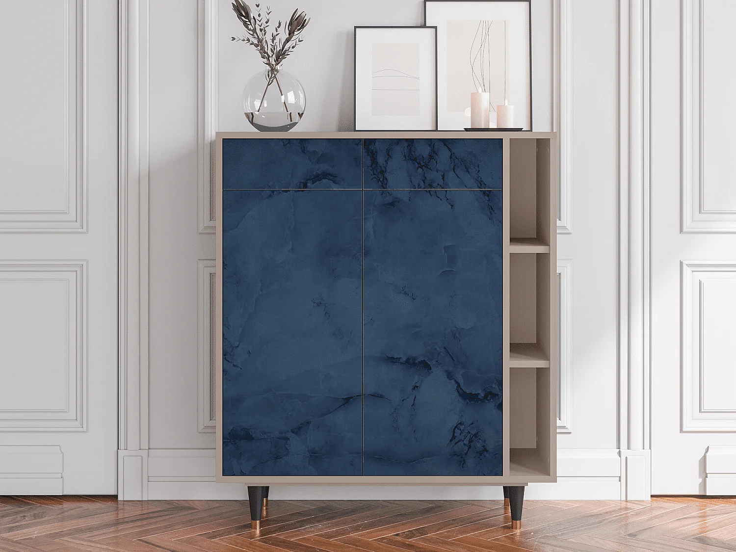 Kredens - 96х110х41 cm - BS6 - Endless Galaxi, Latte