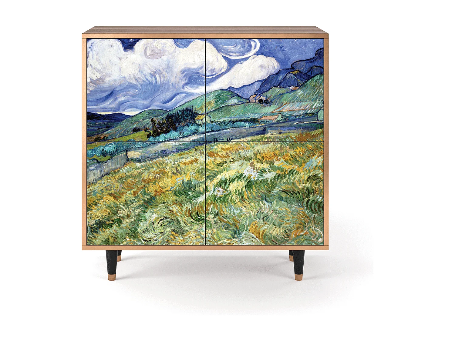 Buffet - 94x96x48 cm - BS3 - Landscape, Noyer