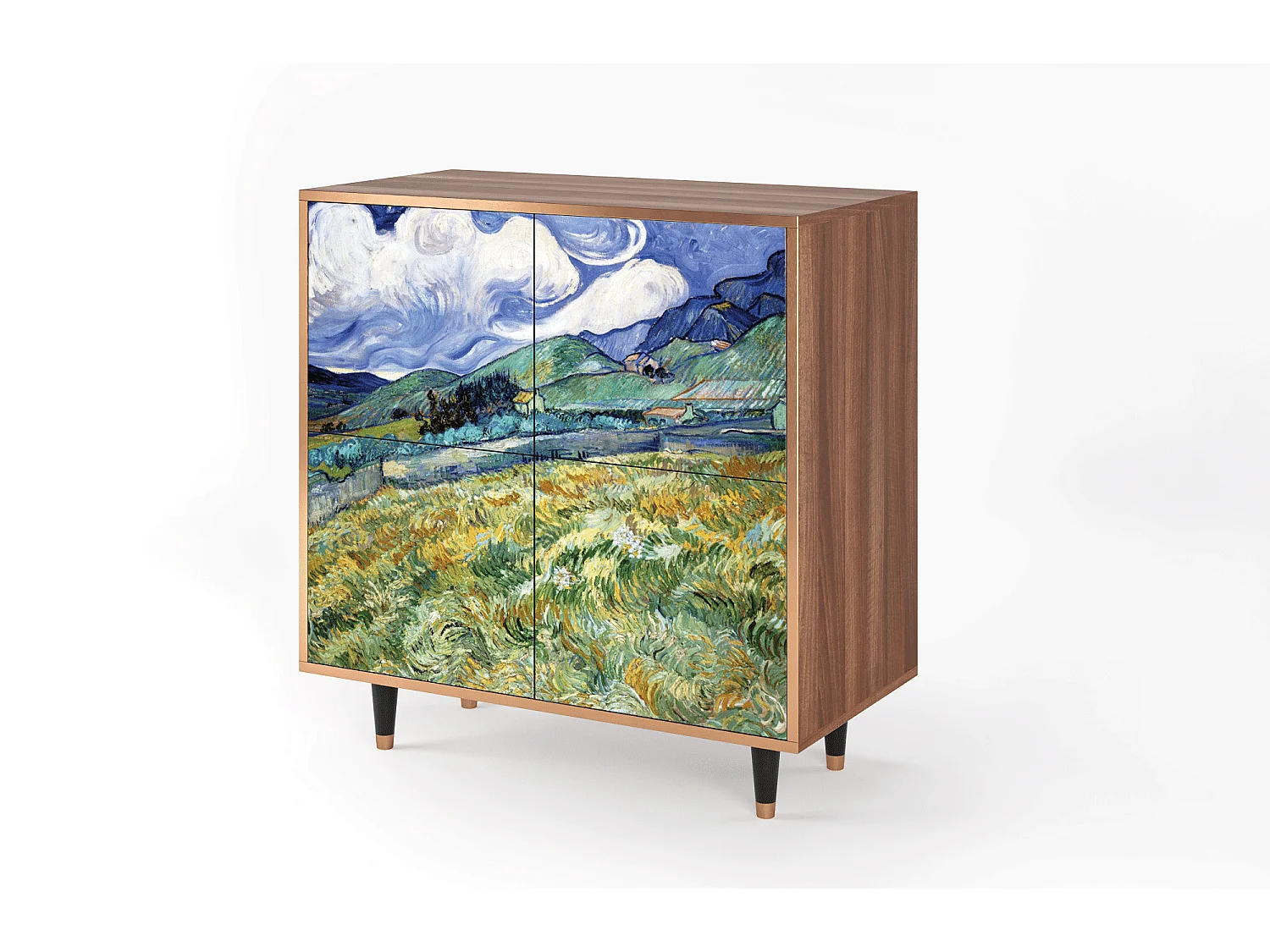 Buffet - 94x96x48 cm - BS3 - Landscape, Noyer
