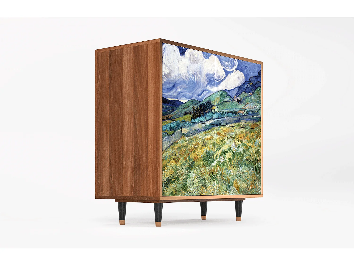 Buffet - 94x96x48 cm - BS3 - Landscape, Noyer