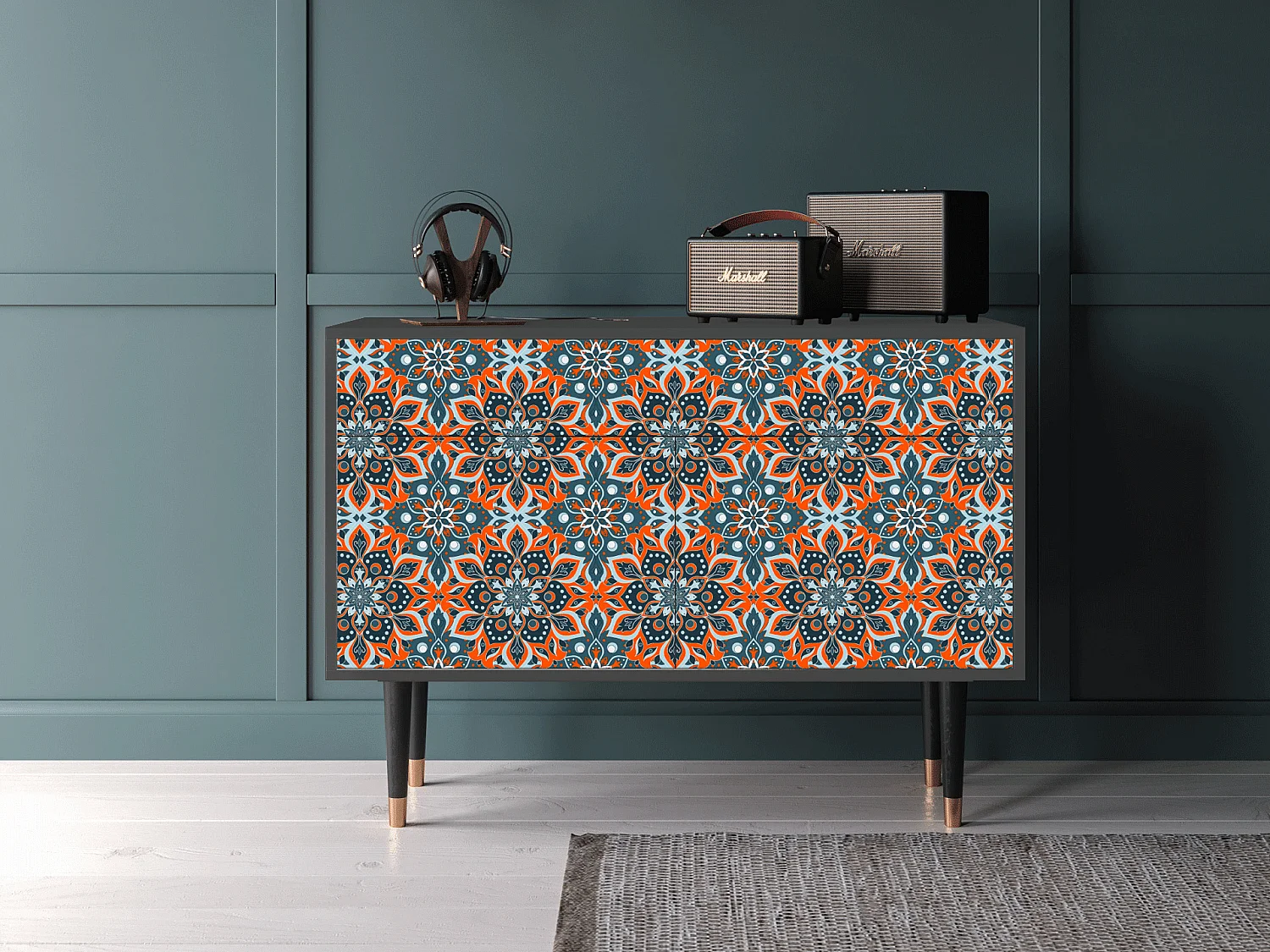 Buffet - 115x85x48 cm - BS4 - Fire Beetle, Anthracite