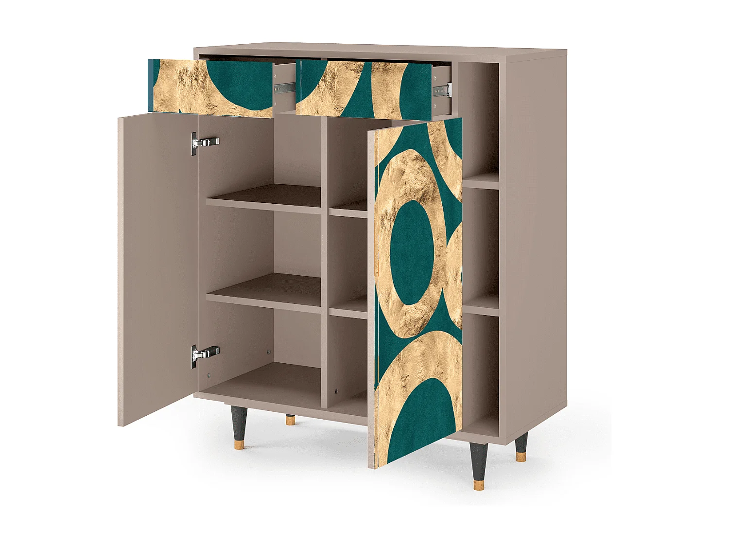 Sideboard - 96х110х41 cm - BS6 - Zircon Sphere, Latte