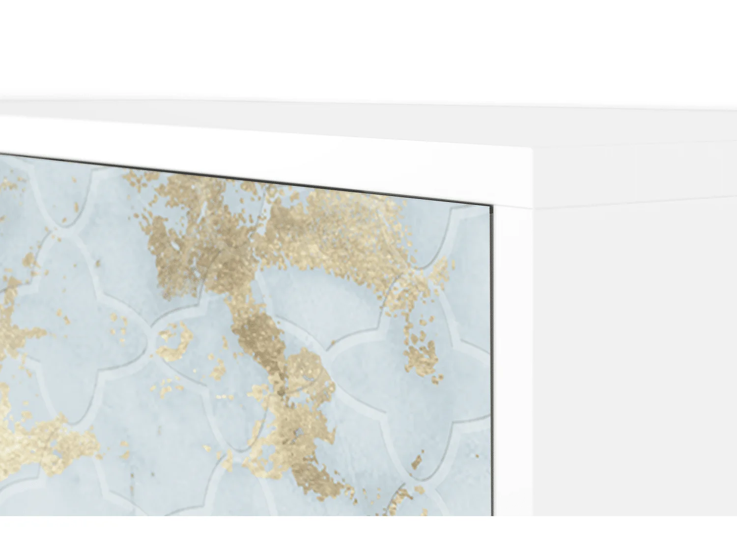 Buffet - 115х84х41 cm - S3 - Golden Waves, Blanc