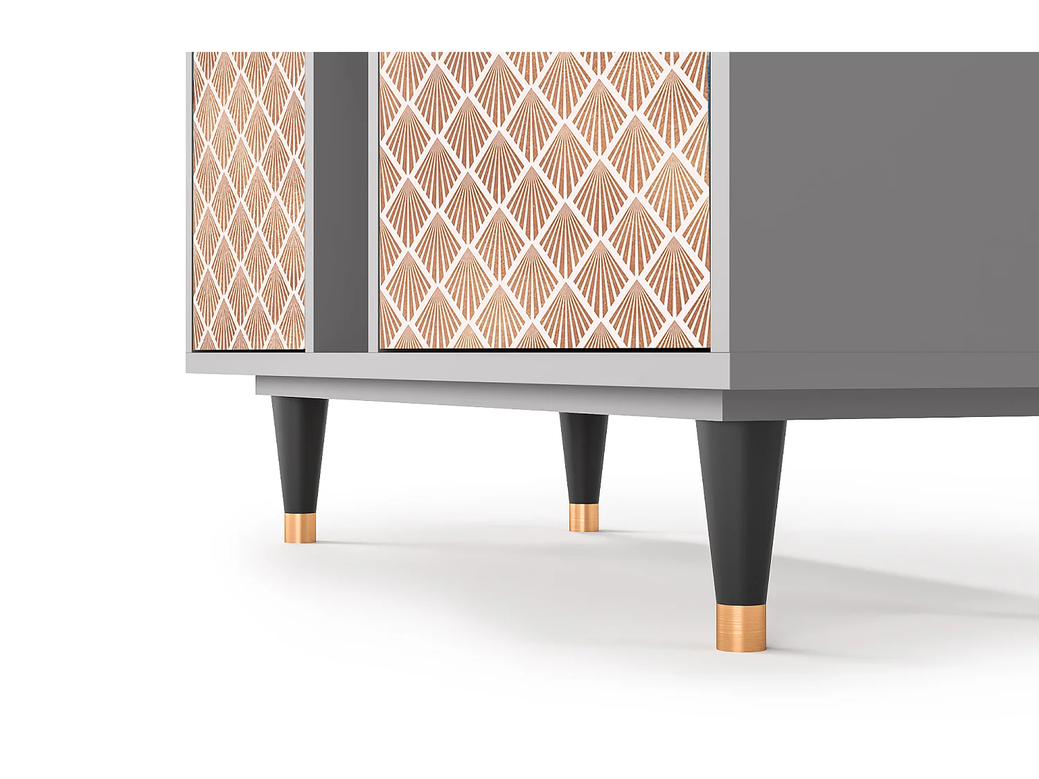 Sideboard - 94х96х41 cm - BS5 - Pastel Sunrise, Grau