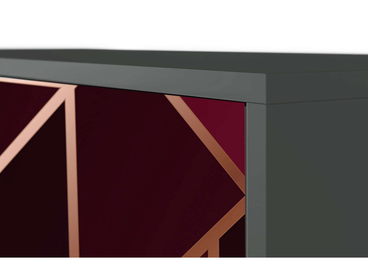 Credenza - 115х84х41 cm - S3 - Burgundy Jewelery, Antracite