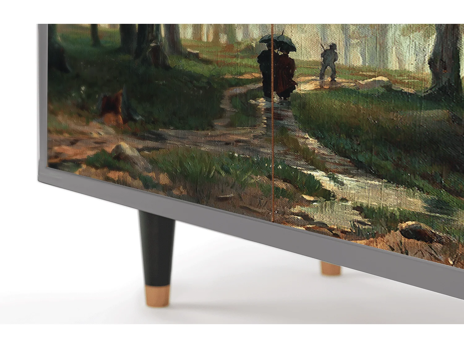 Credenza - 94x96x48 cm - BS3 -  Rain in the Oak Forest, Grigio