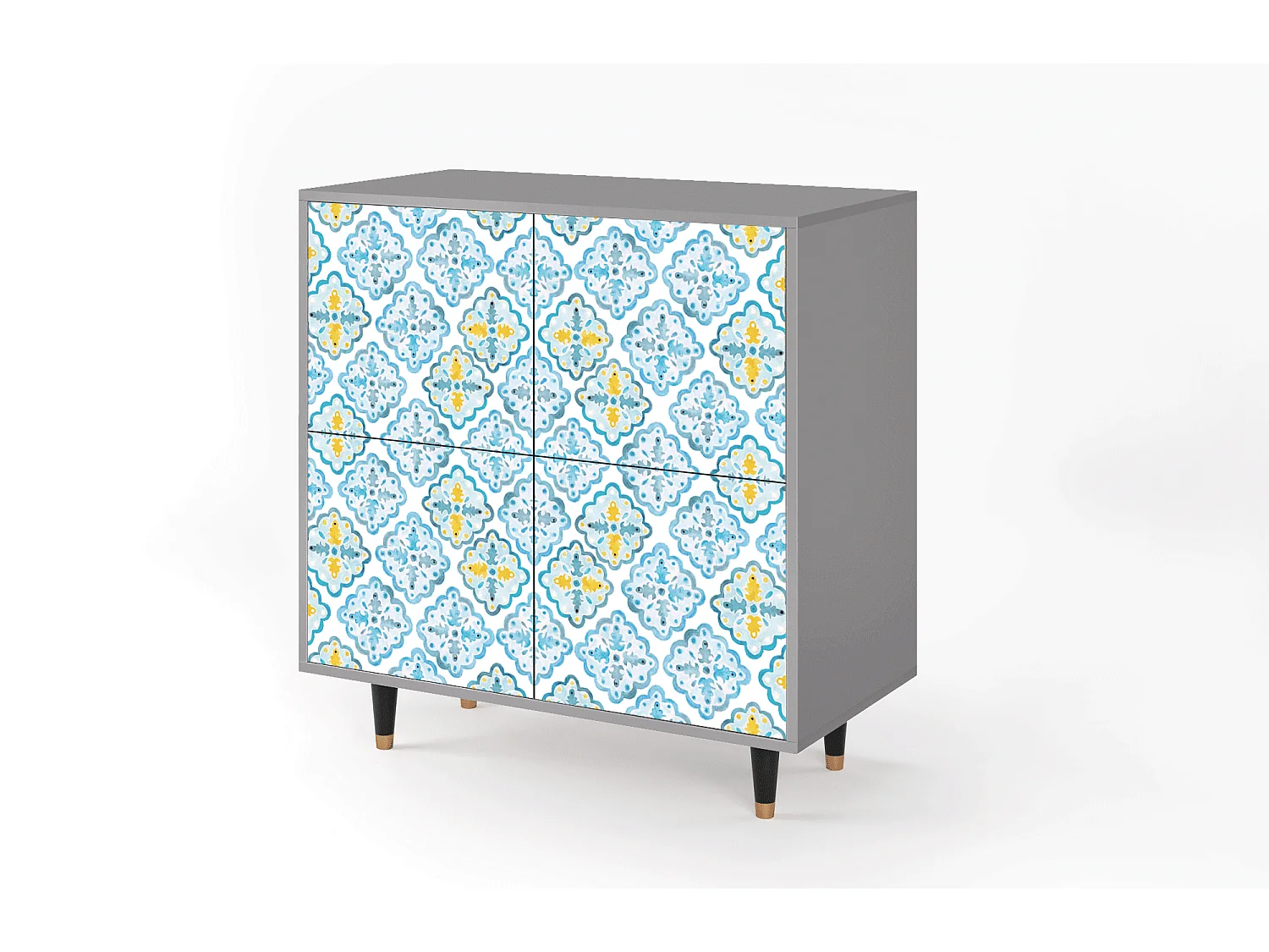 Buffet - 94x96x48 cm - BS3 - Portugese tiles, Gris