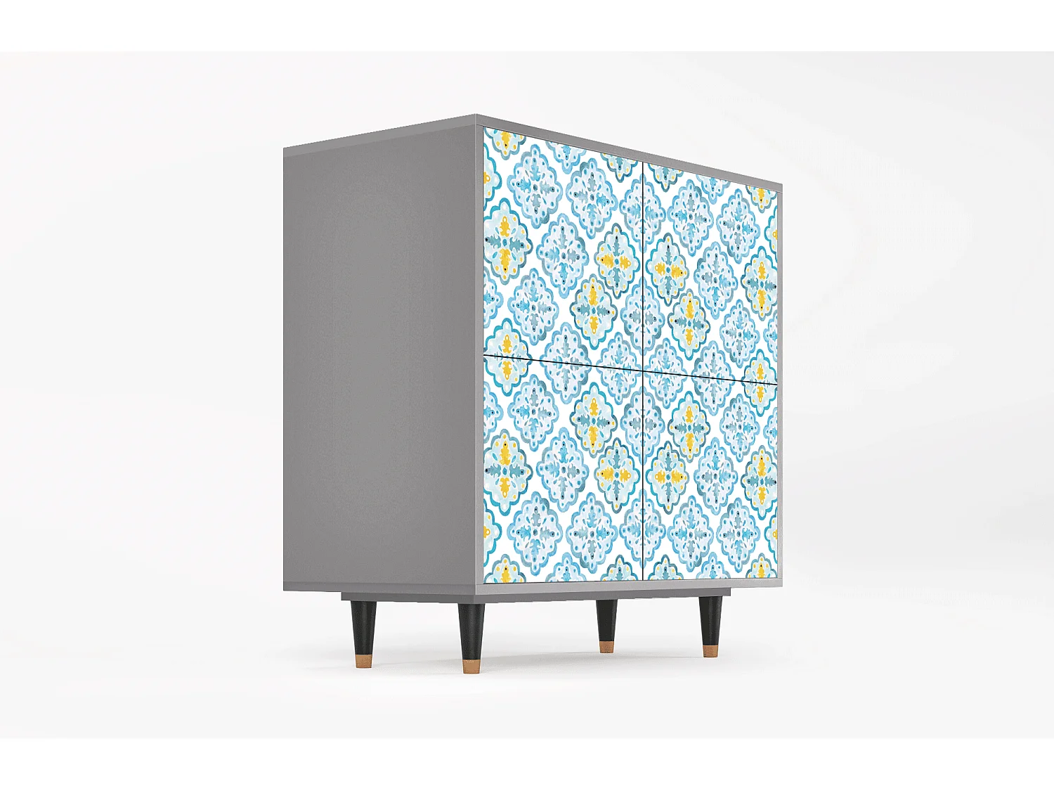 Buffet - 94x96x48 cm - BS3 - Portugese tiles, Gris