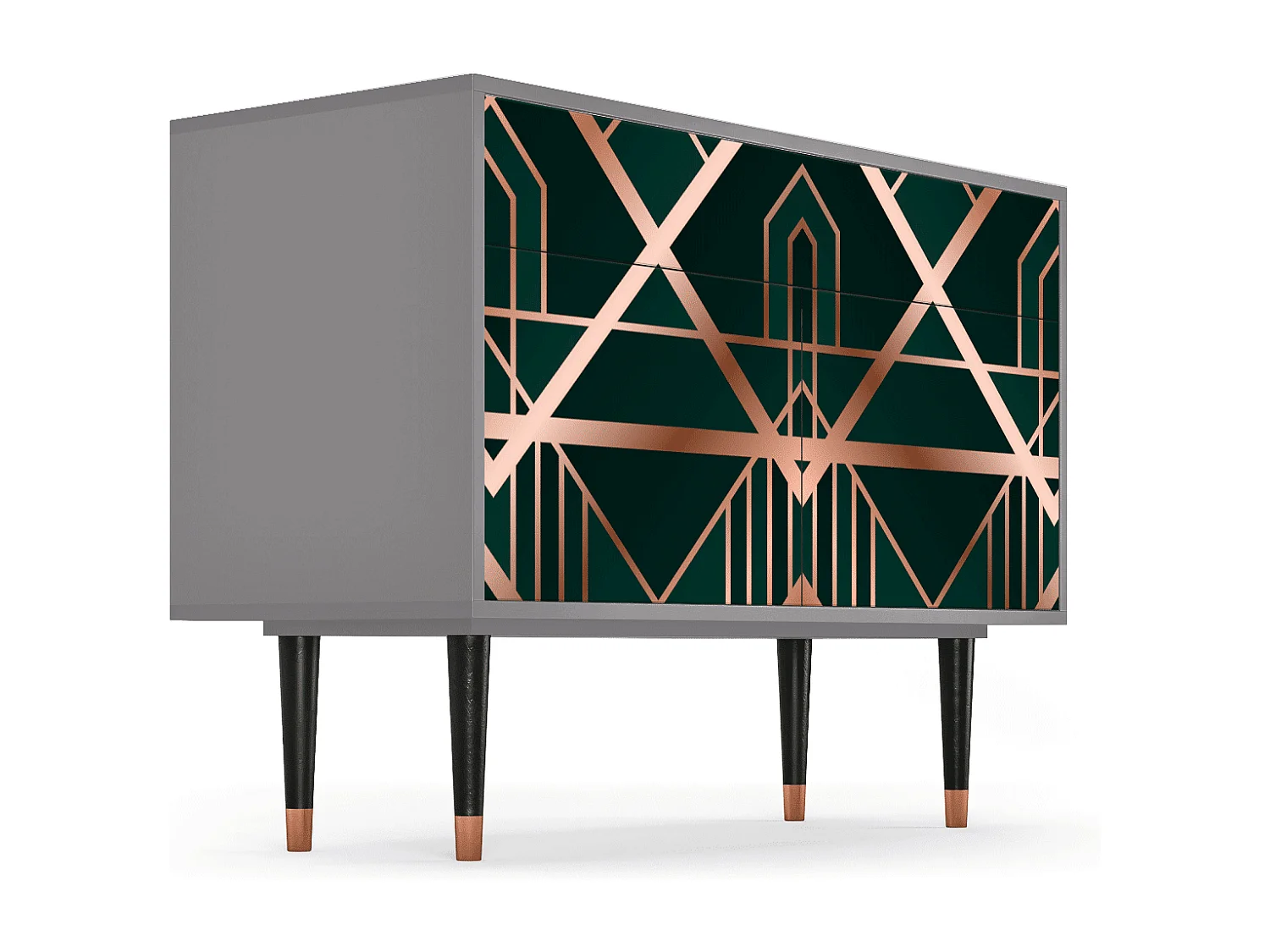 Buffet - 115x85x48 cm - BS4 - Emerald Gatsby, Gris