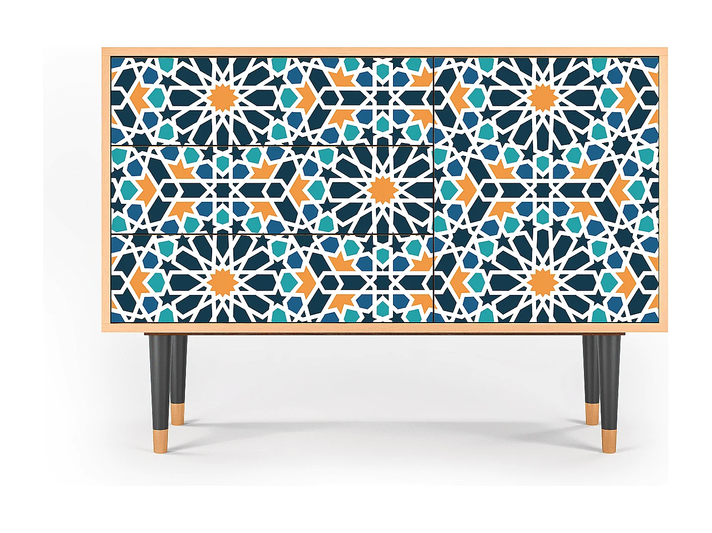 Credenza - 115х84х41 cm - S3 - Kaleidoscope, Noce