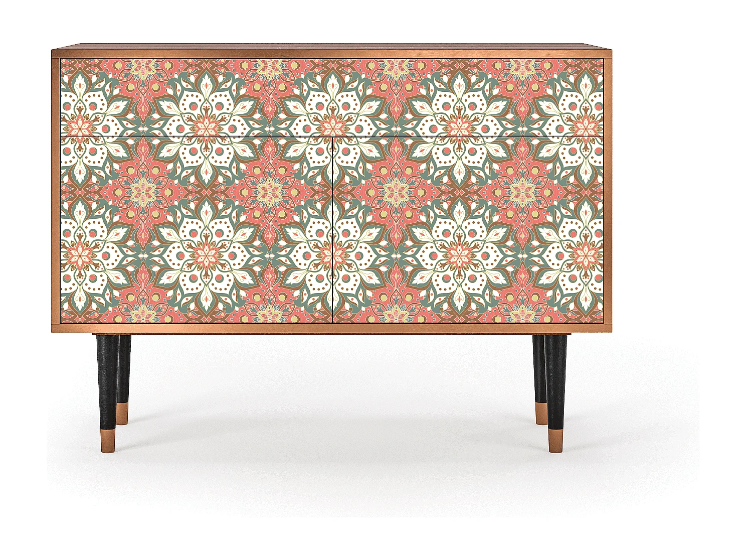 Dressoir - 115x85x48 cm - BS4 - Peach Grove, Walnoot