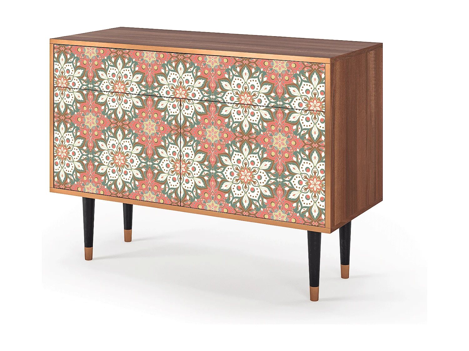 Dressoir - 115x85x48 cm - BS4 - Peach Grove, Walnoot