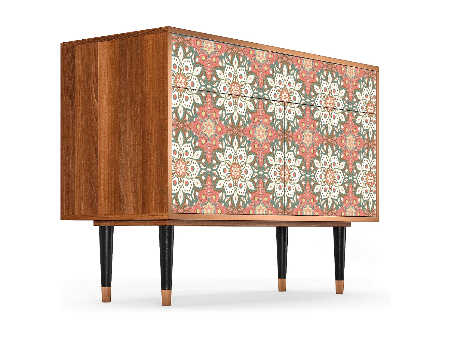 Dressoir - 115x85x48 cm - BS4 - Peach Grove, Walnoot