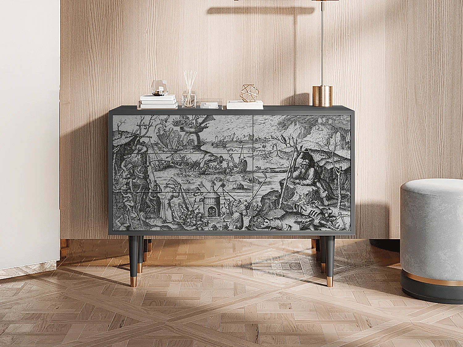 Credenza - 115х84х41 cm - S3 - The Temptation, Antracite