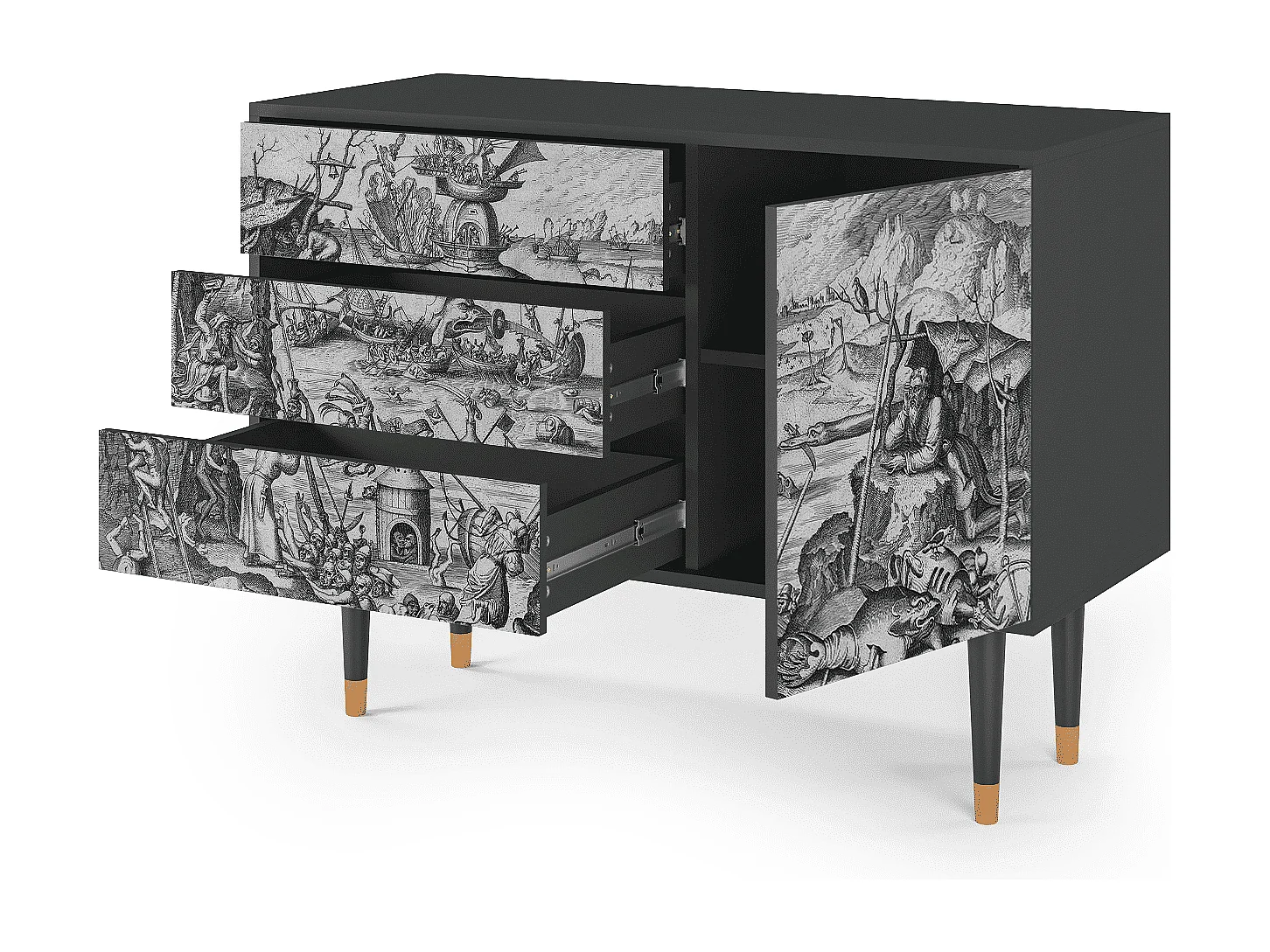 Credenza - 115х84х41 cm - S3 - The Temptation, Antracite