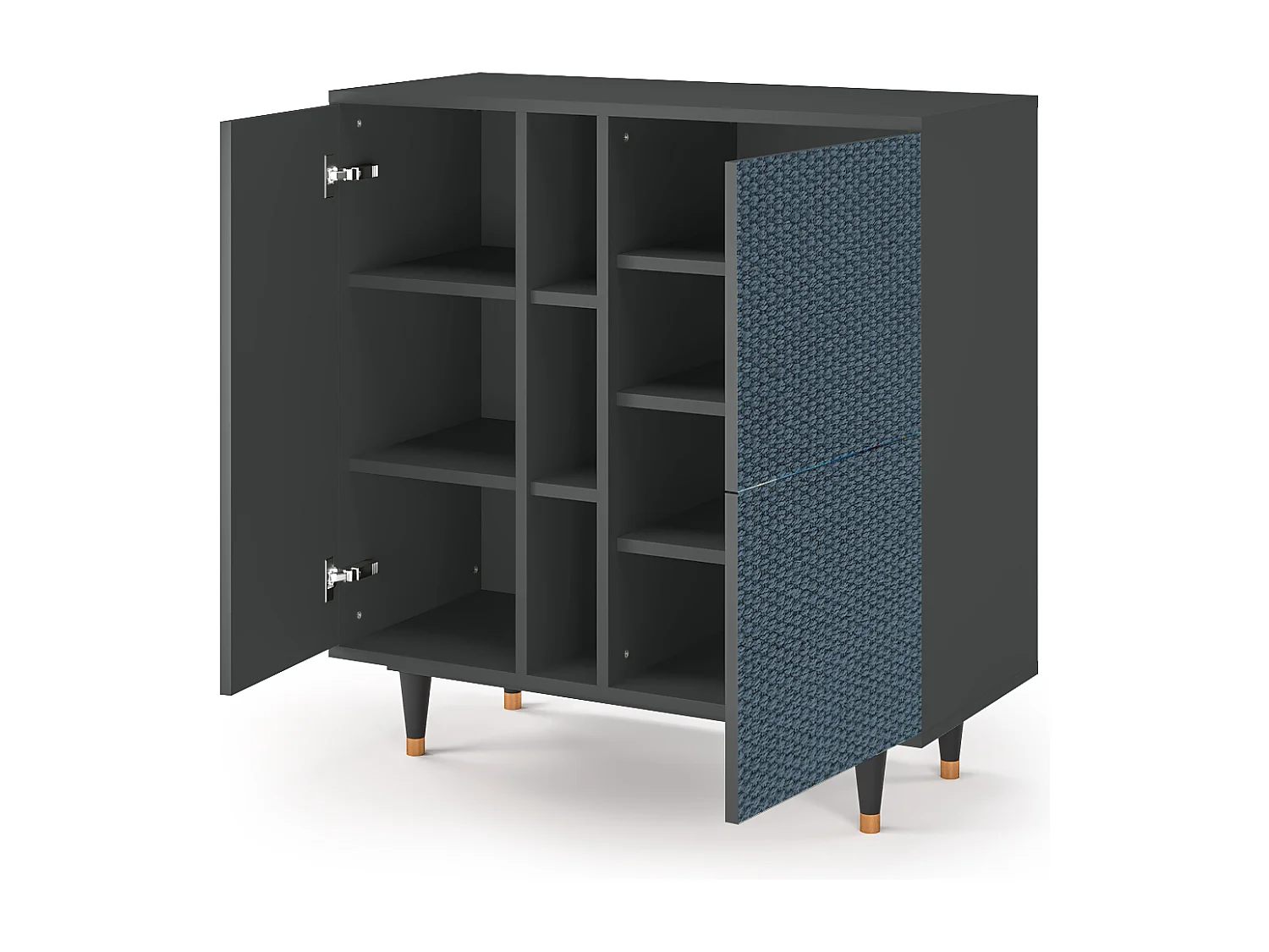 Credenza - 94х96х41 cm - BS5 - Knitted Pattern, Antracite