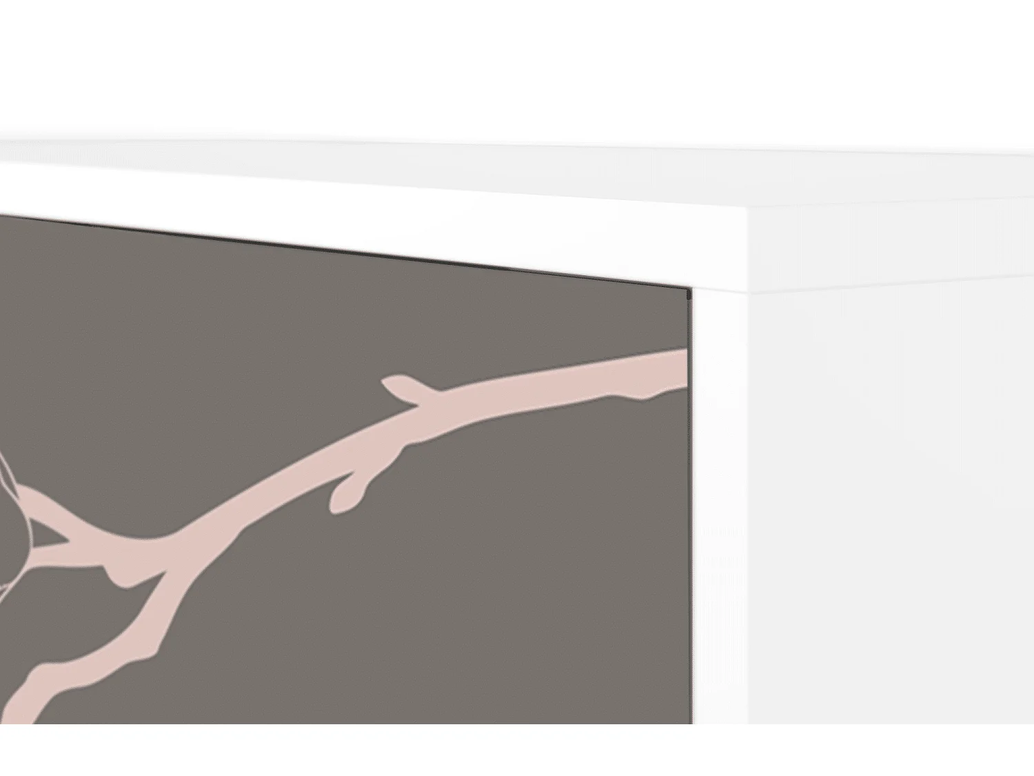 Buffet - 115х84х41 cm - S3 - Cherry Blossom, Blanc