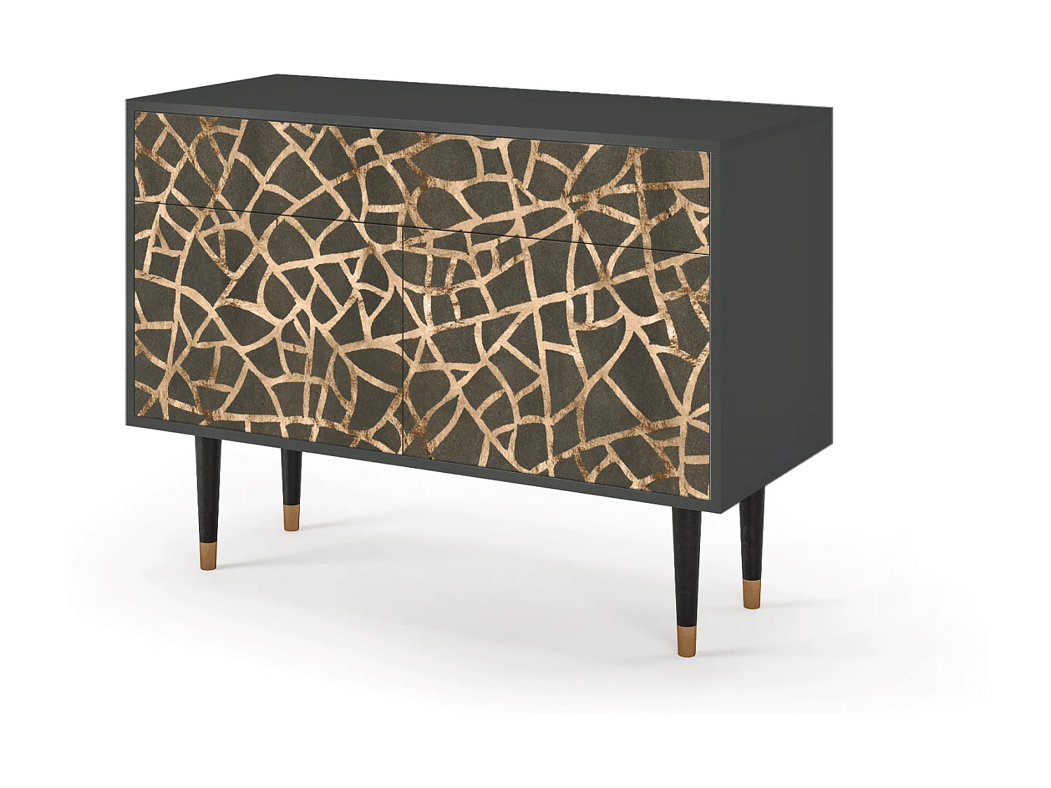 Credenza - 115x85x48 cm - BS4 - Enlarged Leaf, Antracite