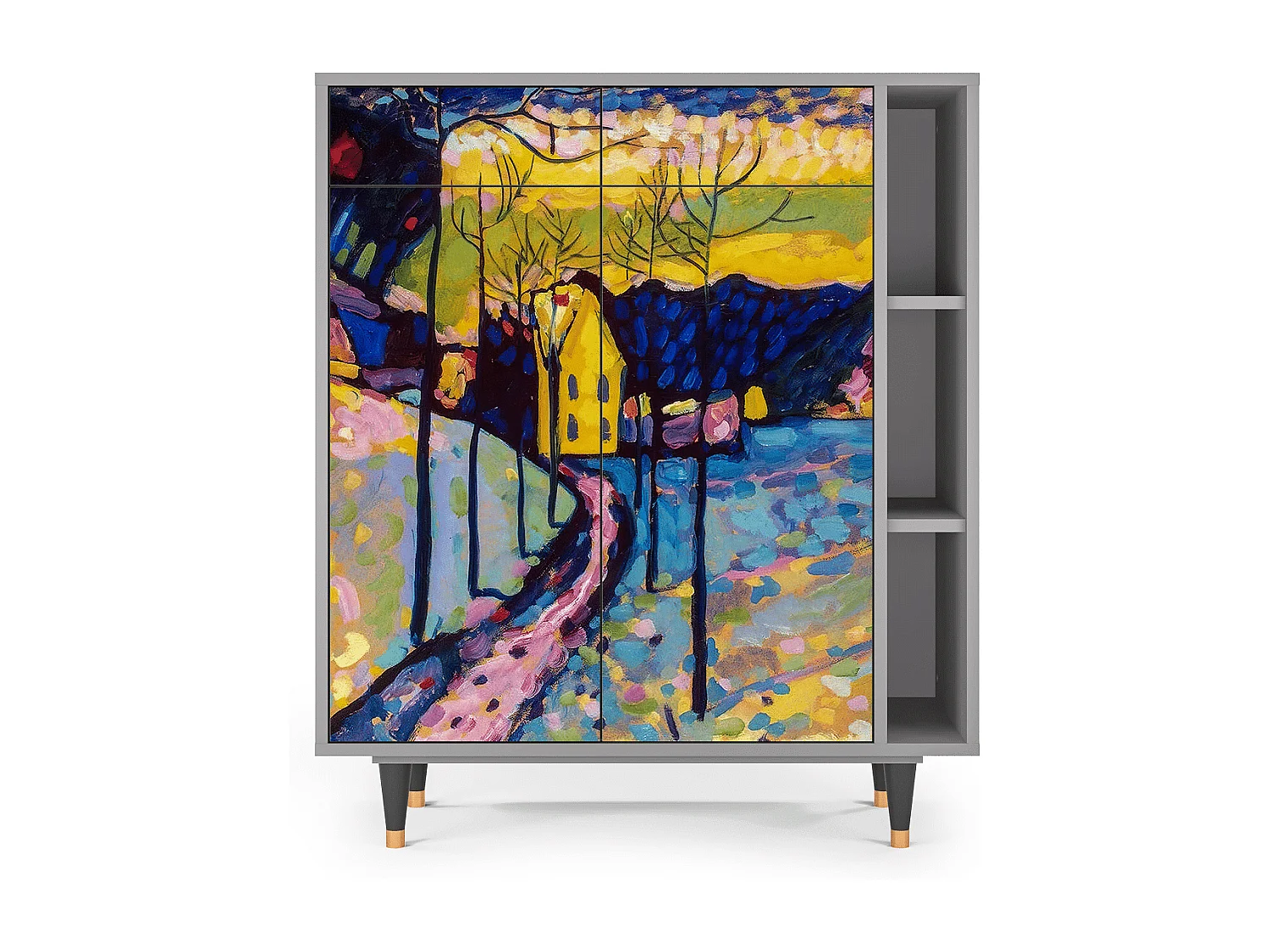 Buffet - 96х110х41 cm - BS6 - Winter Landscape, Gris