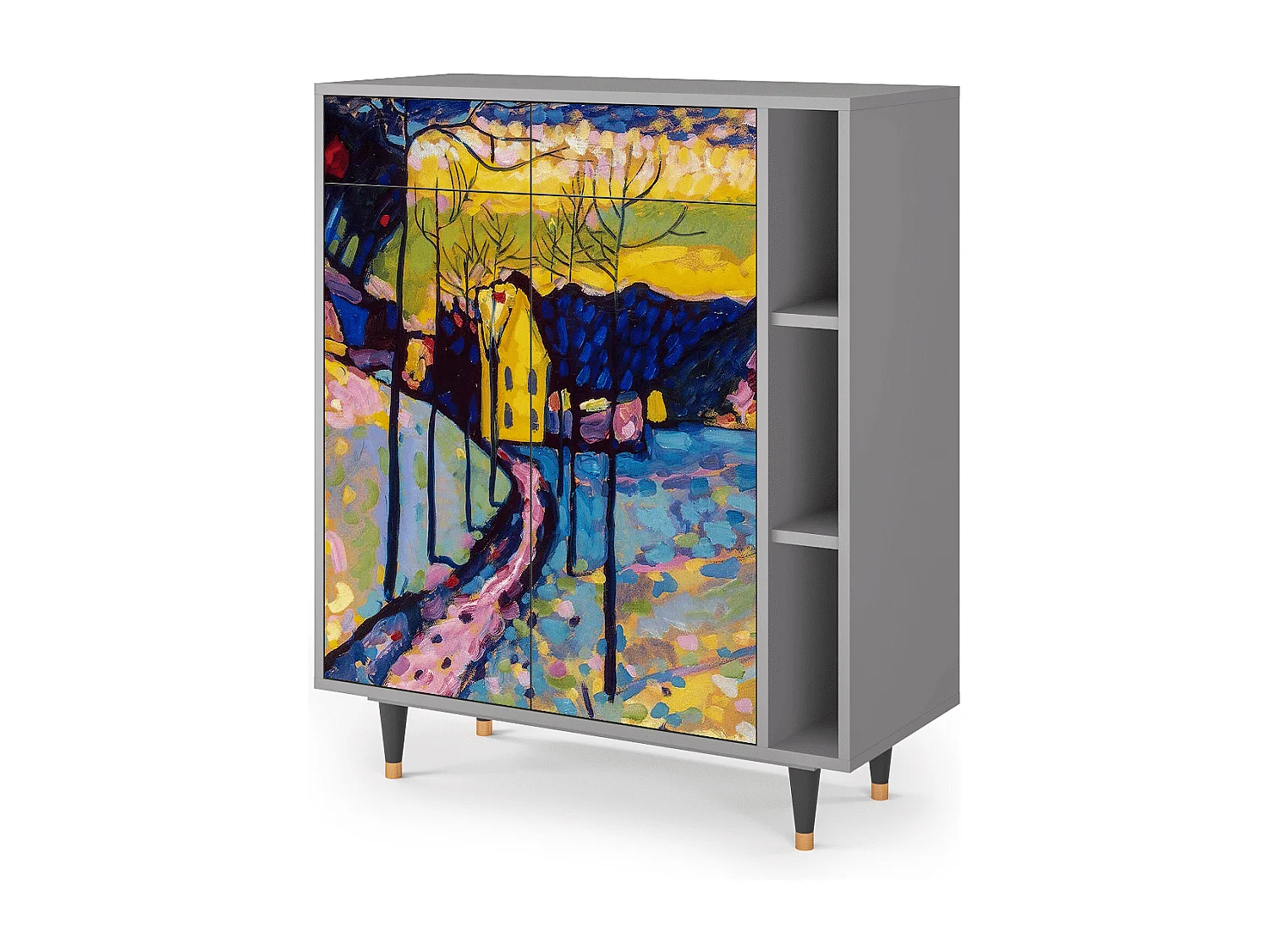 Buffet - 96х110х41 cm - BS6 - Winter Landscape, Gris