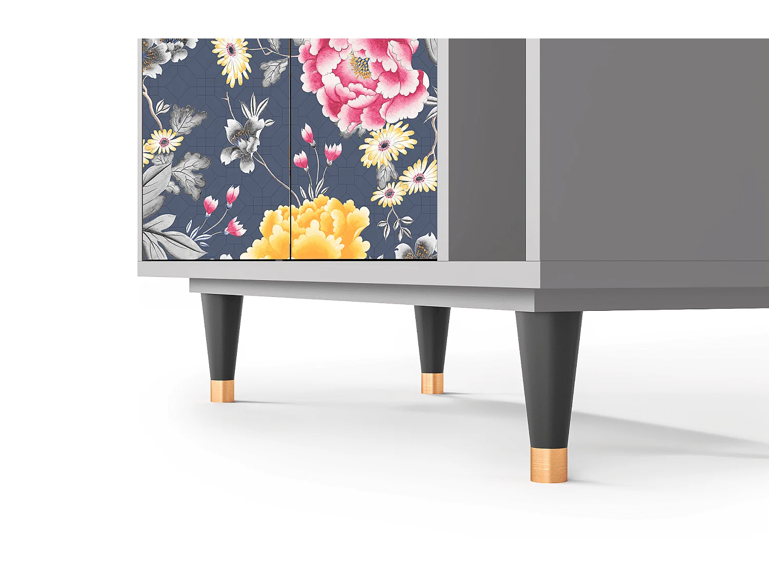 Buffet - 96х110х41 cm - BS6 - Dark Flower Bed, Gris