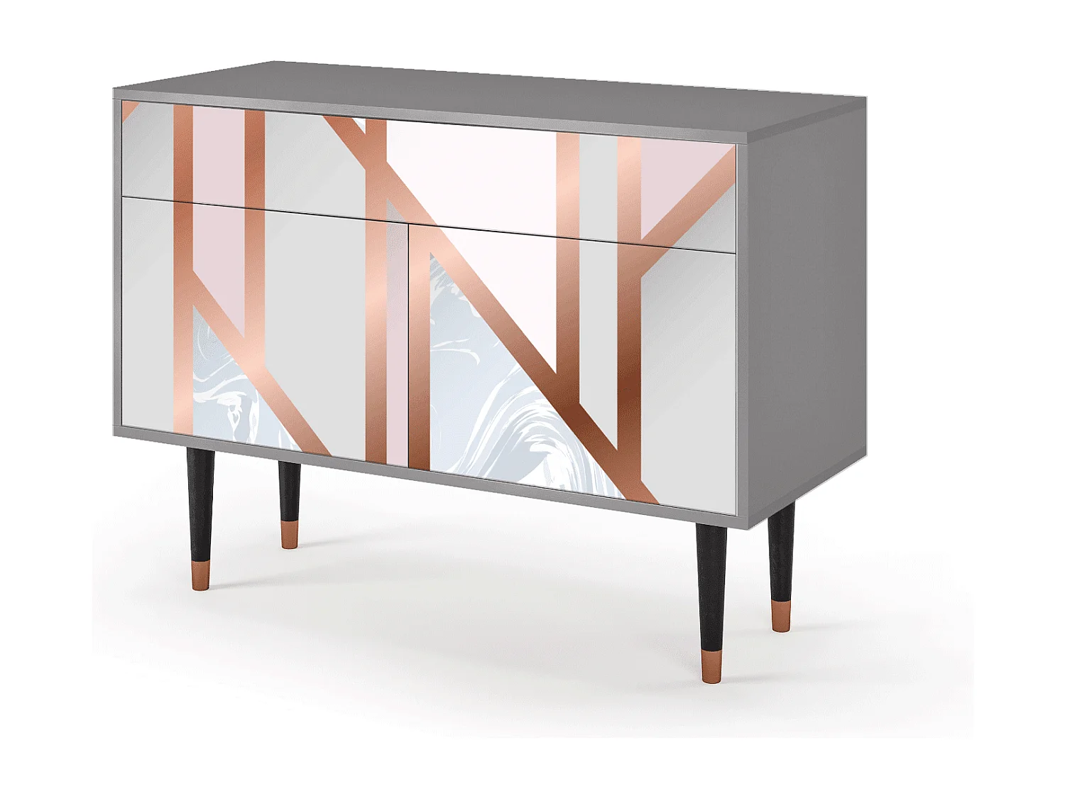 Credenza - 115x85x48 cm - BS4 - Champagne Story, Grigio