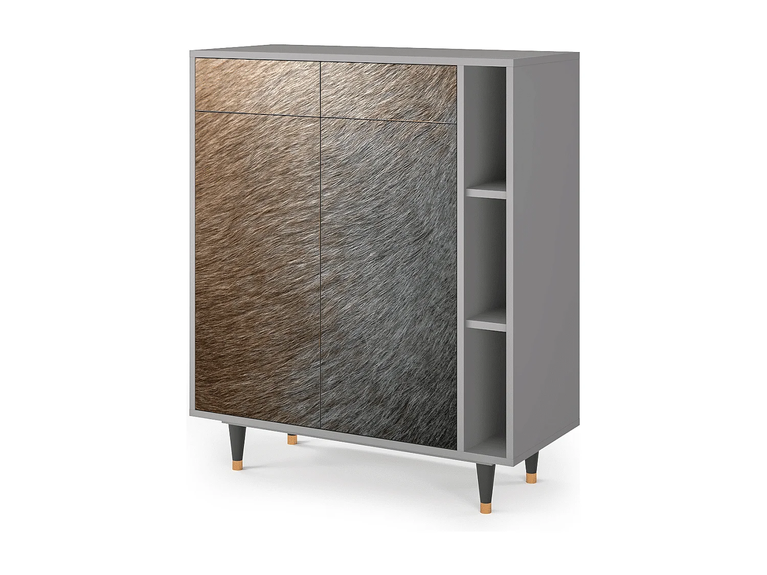 Credenza - 96х110х41 cm - BS6 - Peanut Hair, Grigio