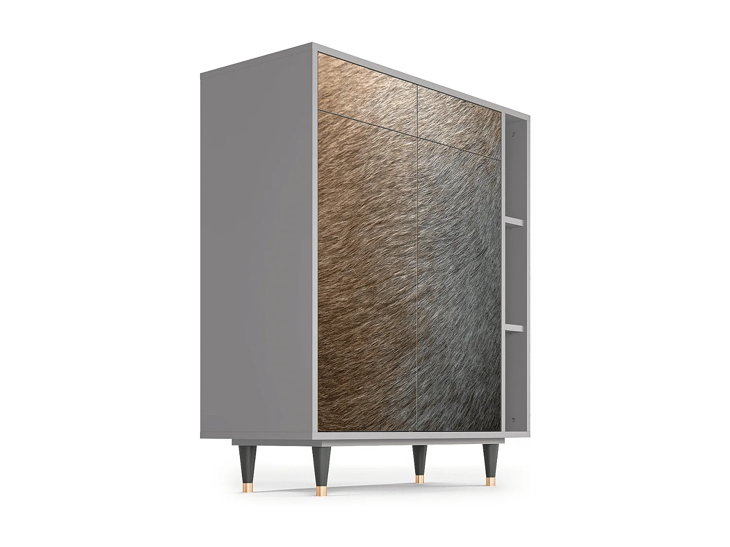 Credenza - 96х110х41 cm - BS6 - Peanut Hair, Grigio