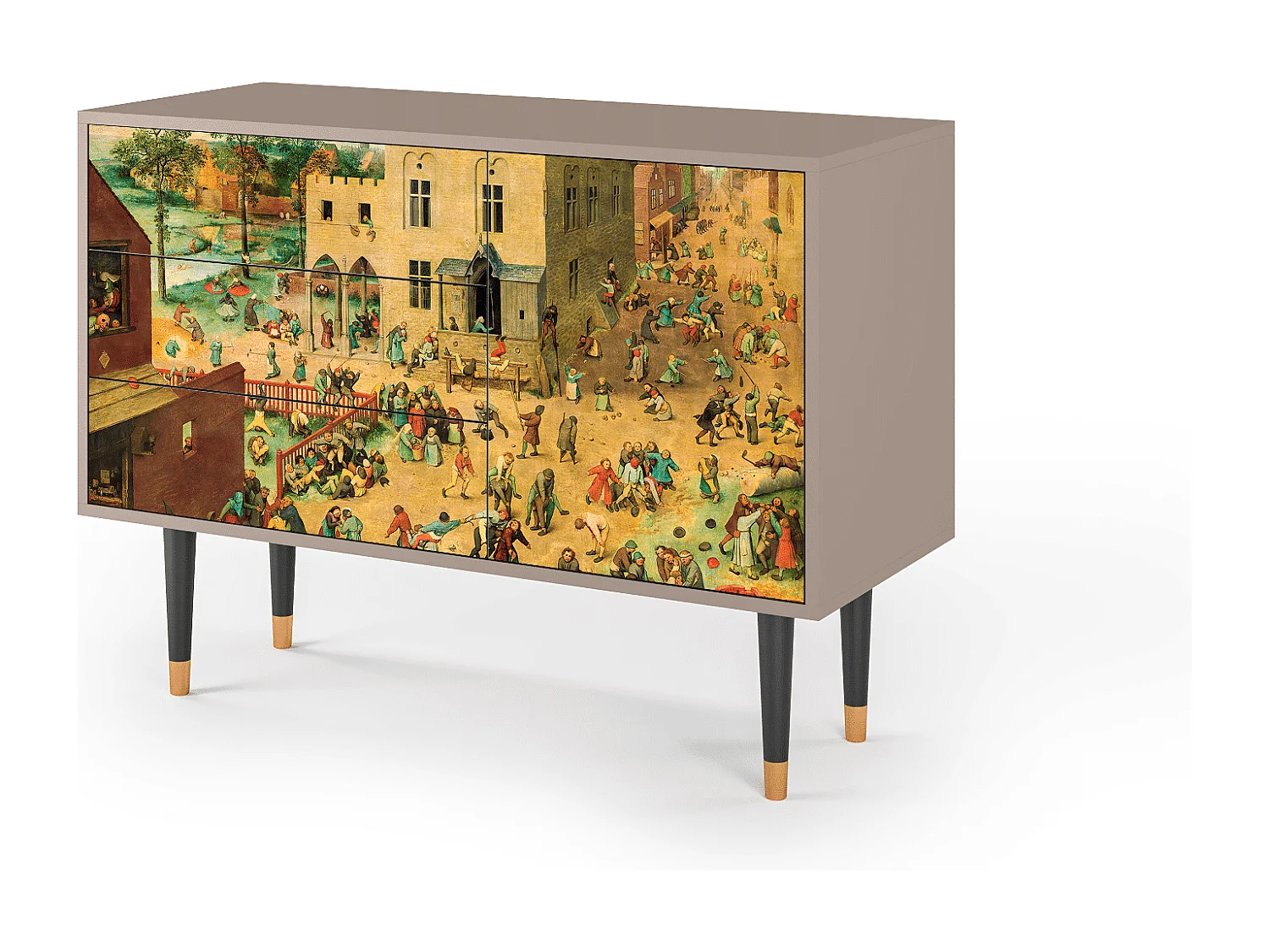 Aparador - 115х84х41 cm - S3 - Children Games, Latte