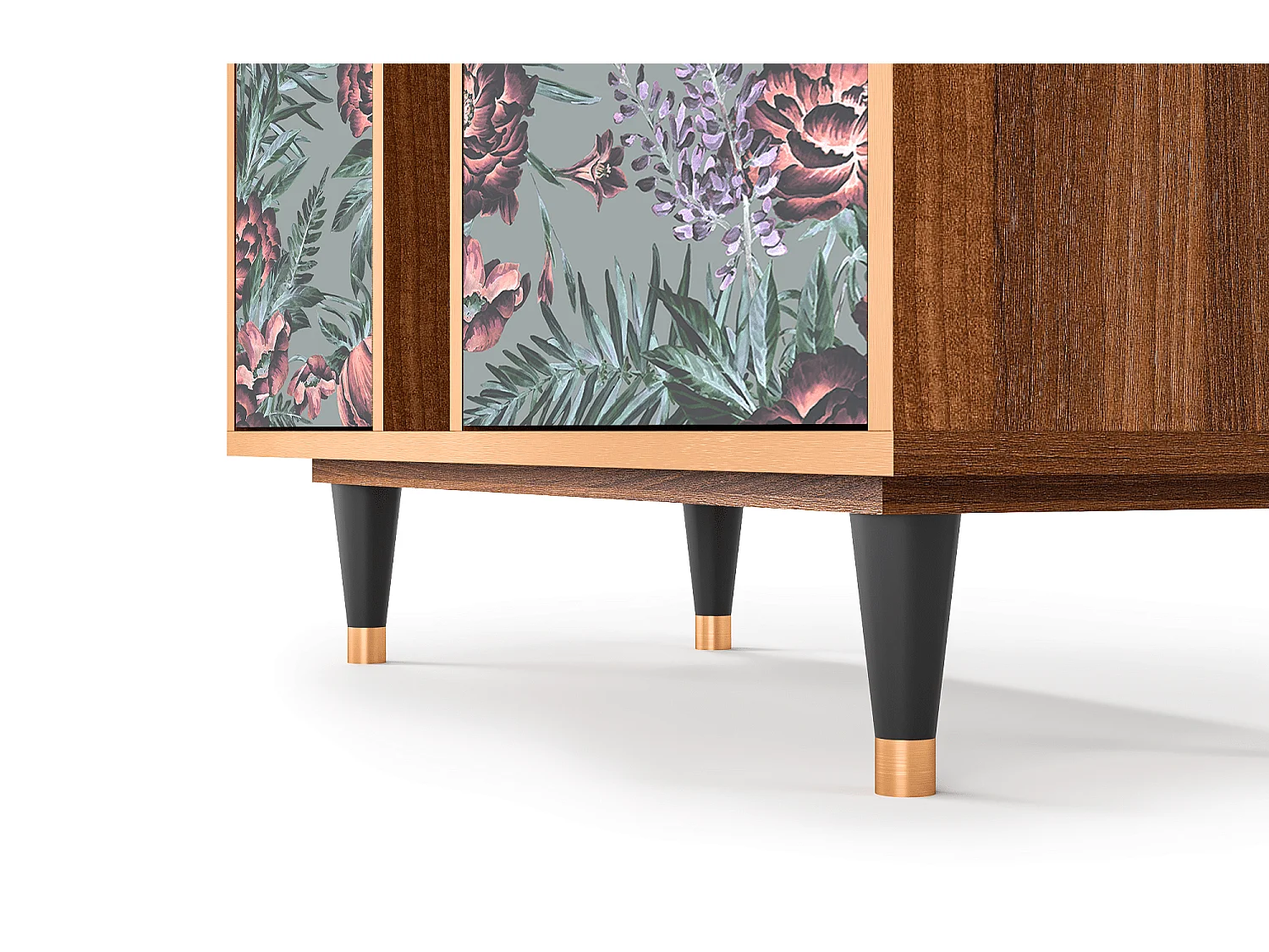 Buffet - 94х96х41 cm - BS5 - Light Peonies, Noyer