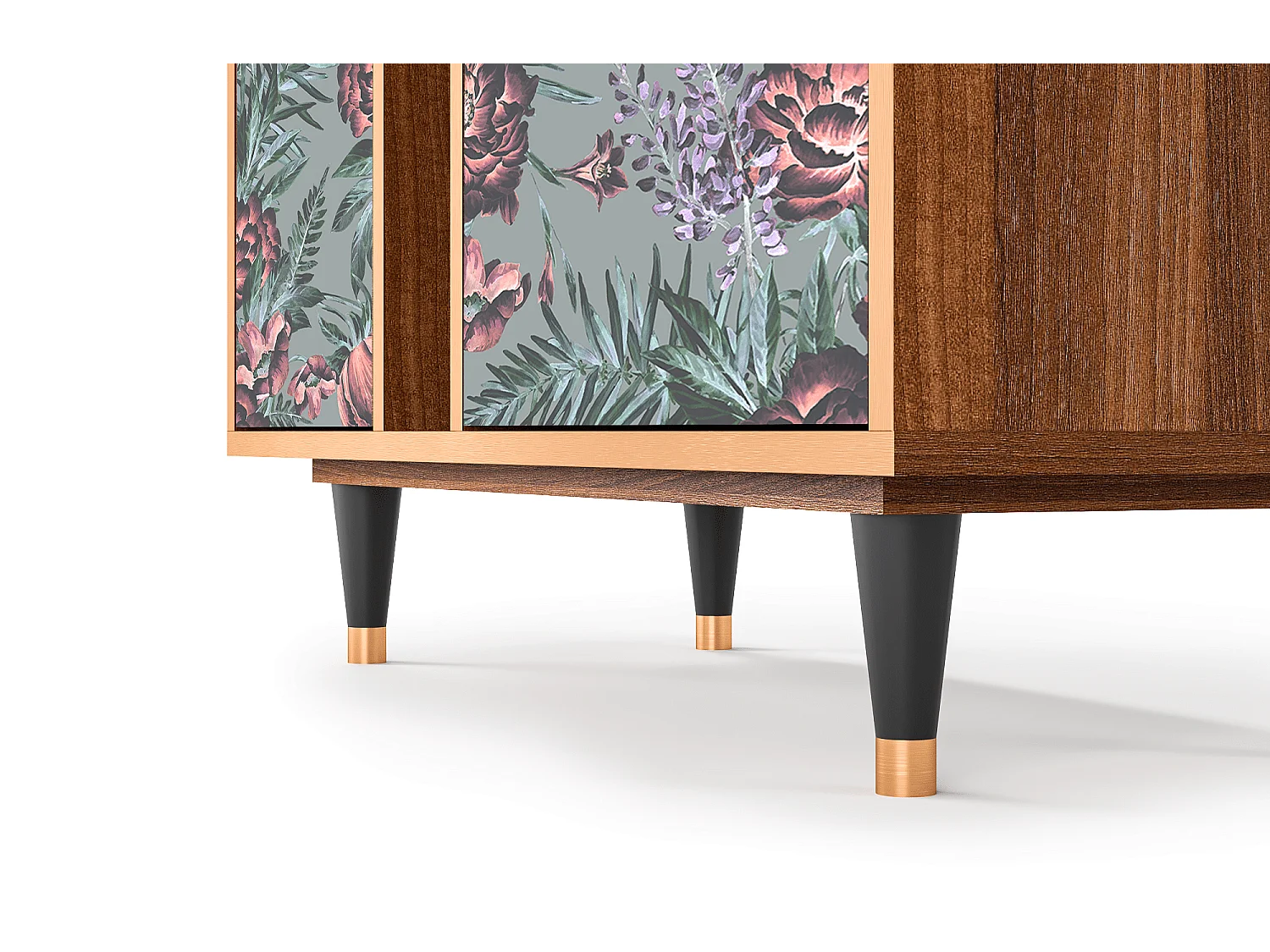 Buffet - 94х96х41 cm - BS5 - Light Peonies, Noyer