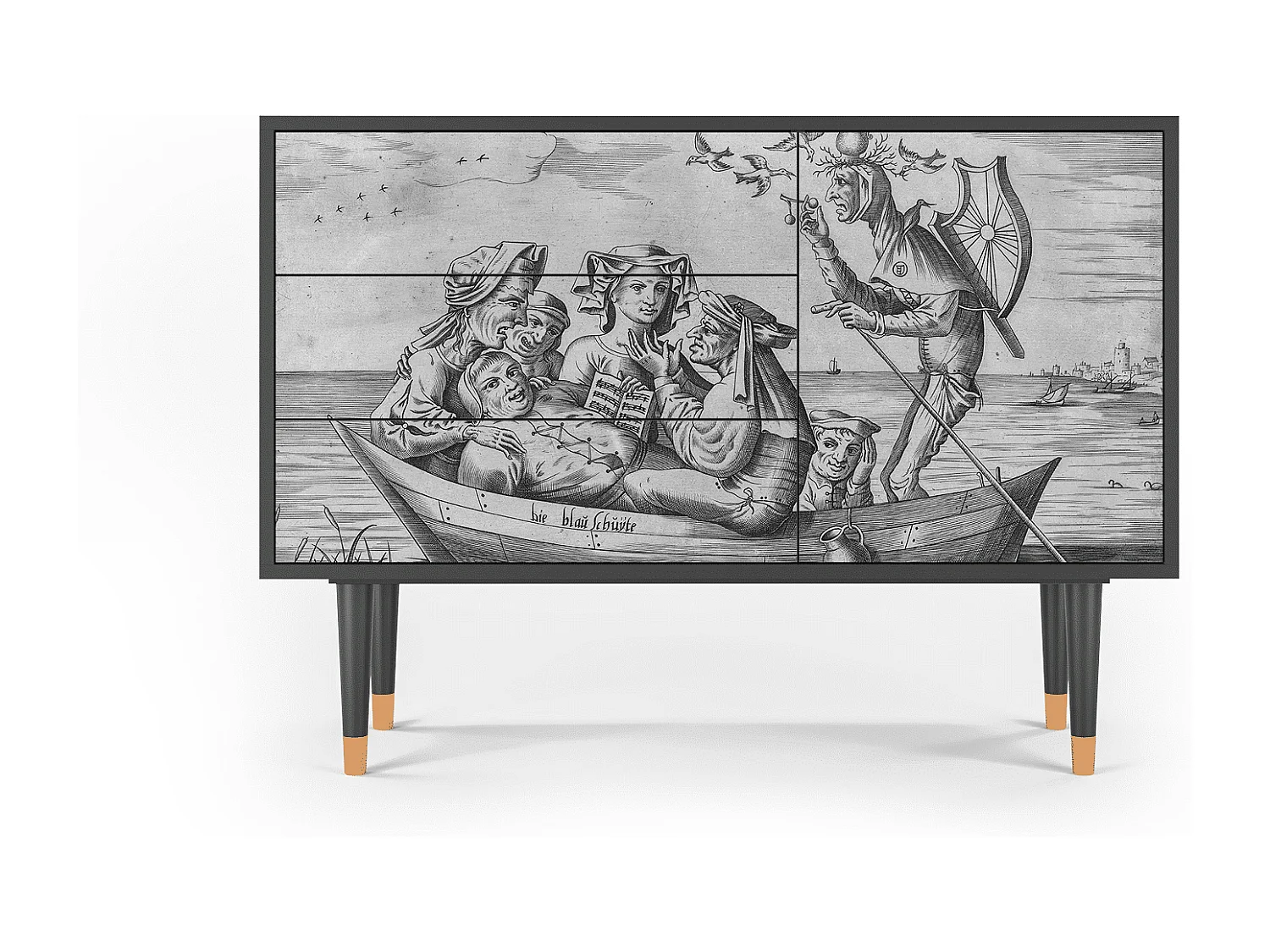 Credenza - 115х84х41 cm - S3 - Blau Schuyte, Antracite