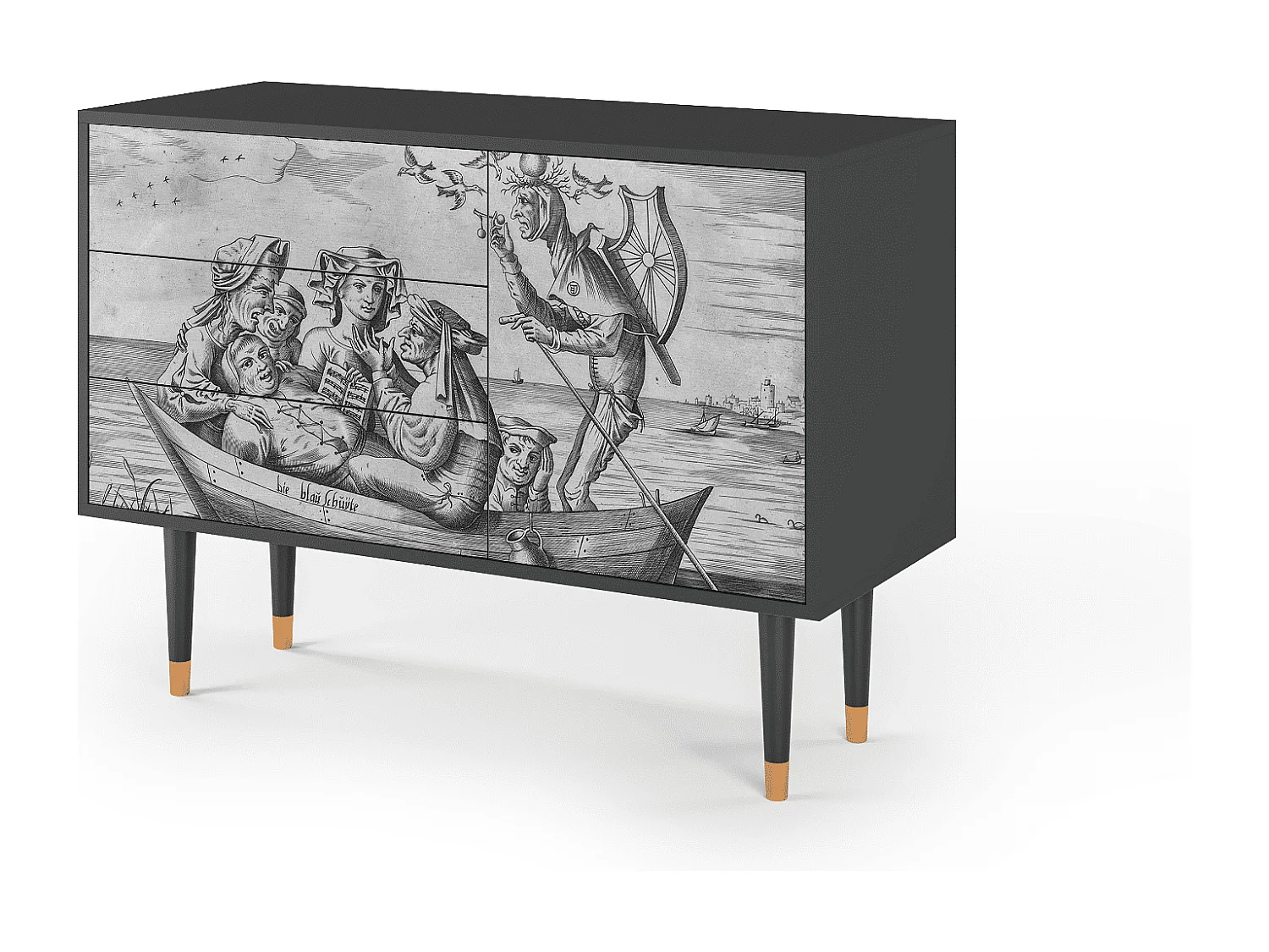Credenza - 115х84х41 cm - S3 - Blau Schuyte, Antracite