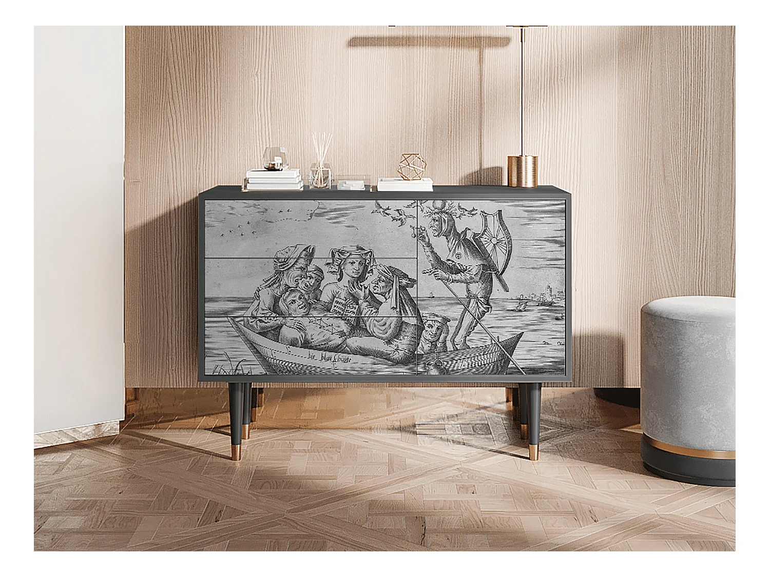 Buffet - 115х84х41 cm - S3 - Blau Schuyte, Anthracite