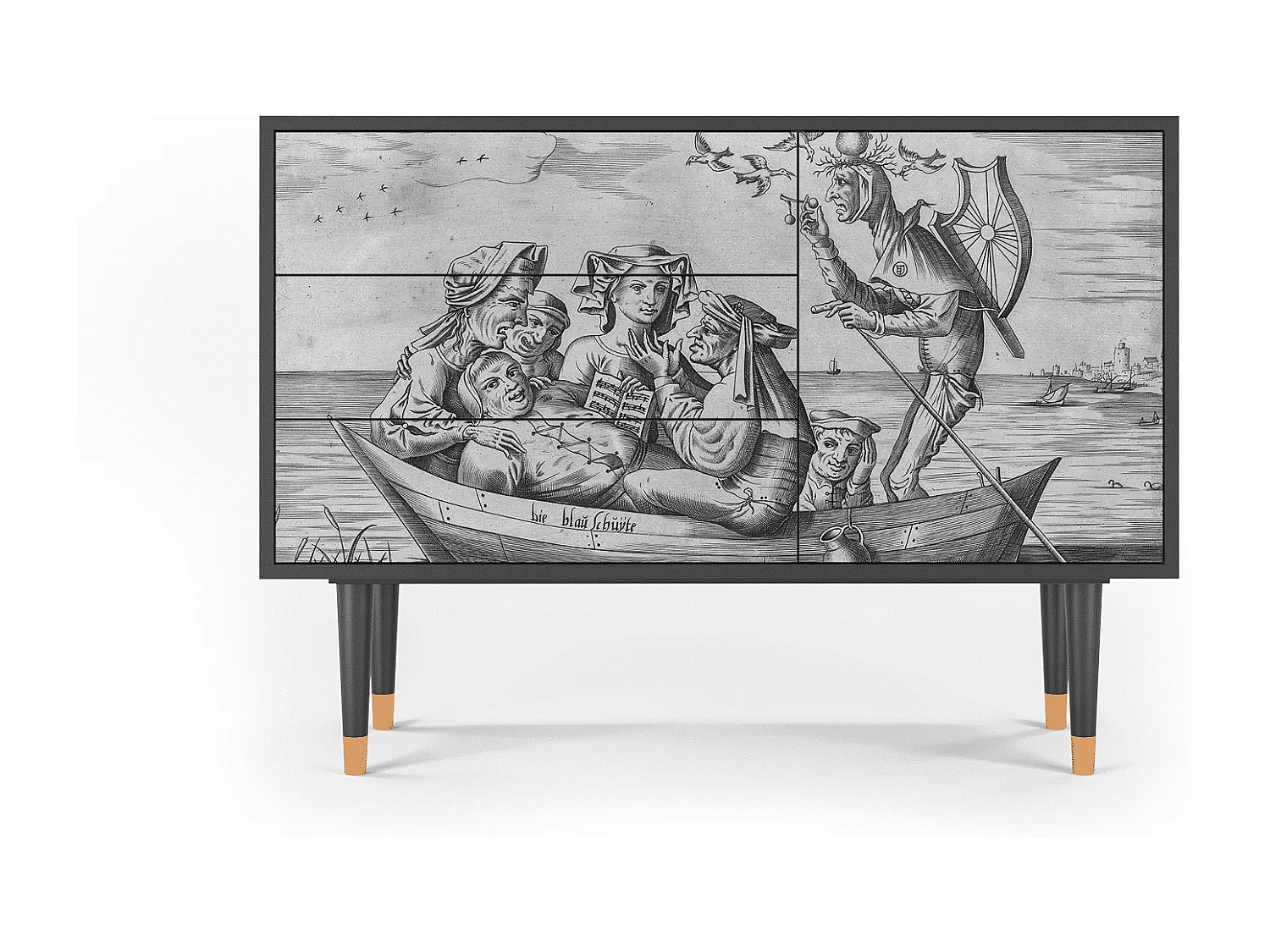 Buffet - 115х84х41 cm - S3 - Blau Schuyte, Anthracite