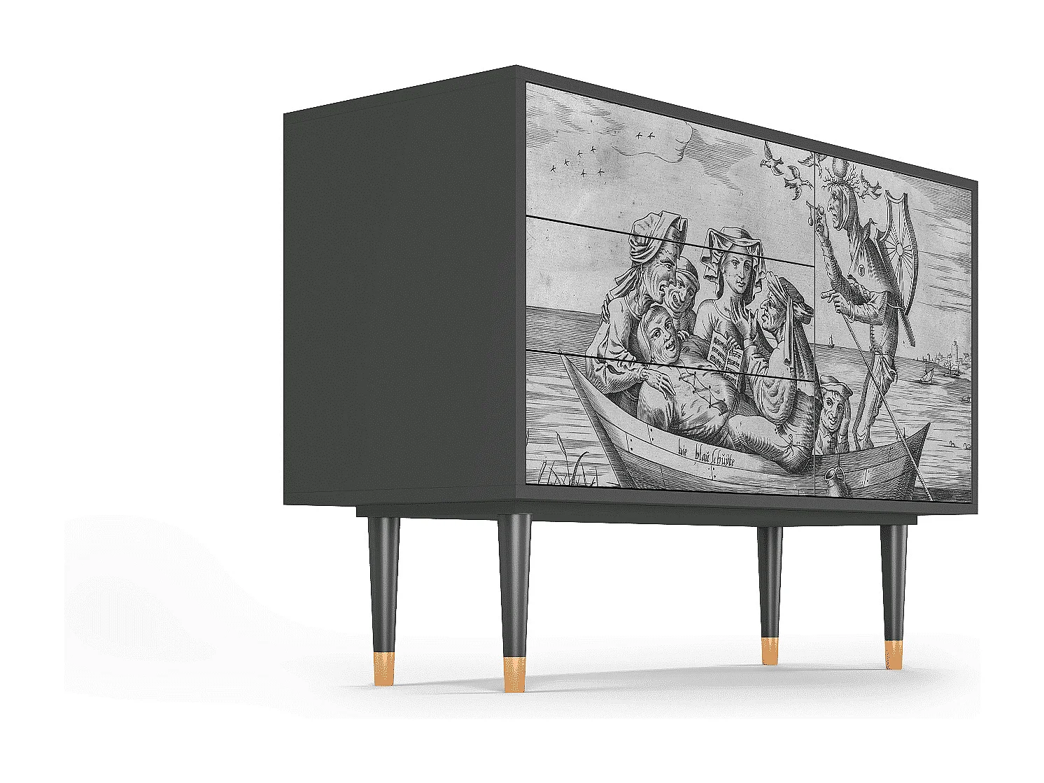 Buffet - 115х84х41 cm - S3 - Blau Schuyte, Anthracite