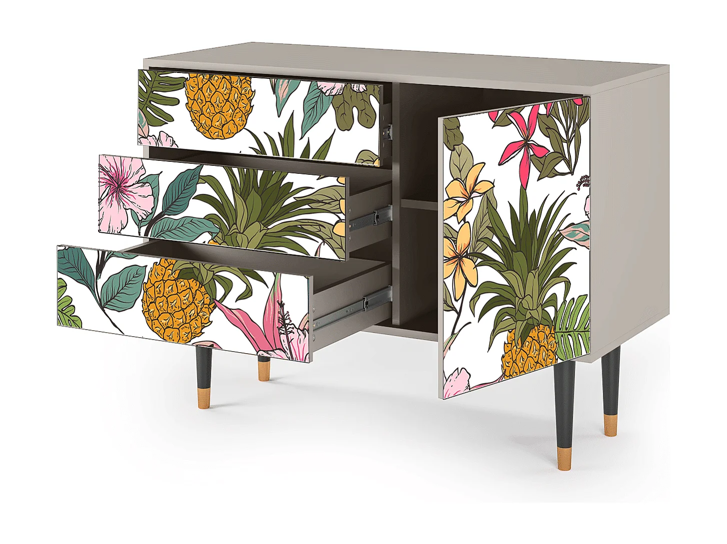 Dressoir - 115х84х41 cm - S3 - Estival Fruit, Zand