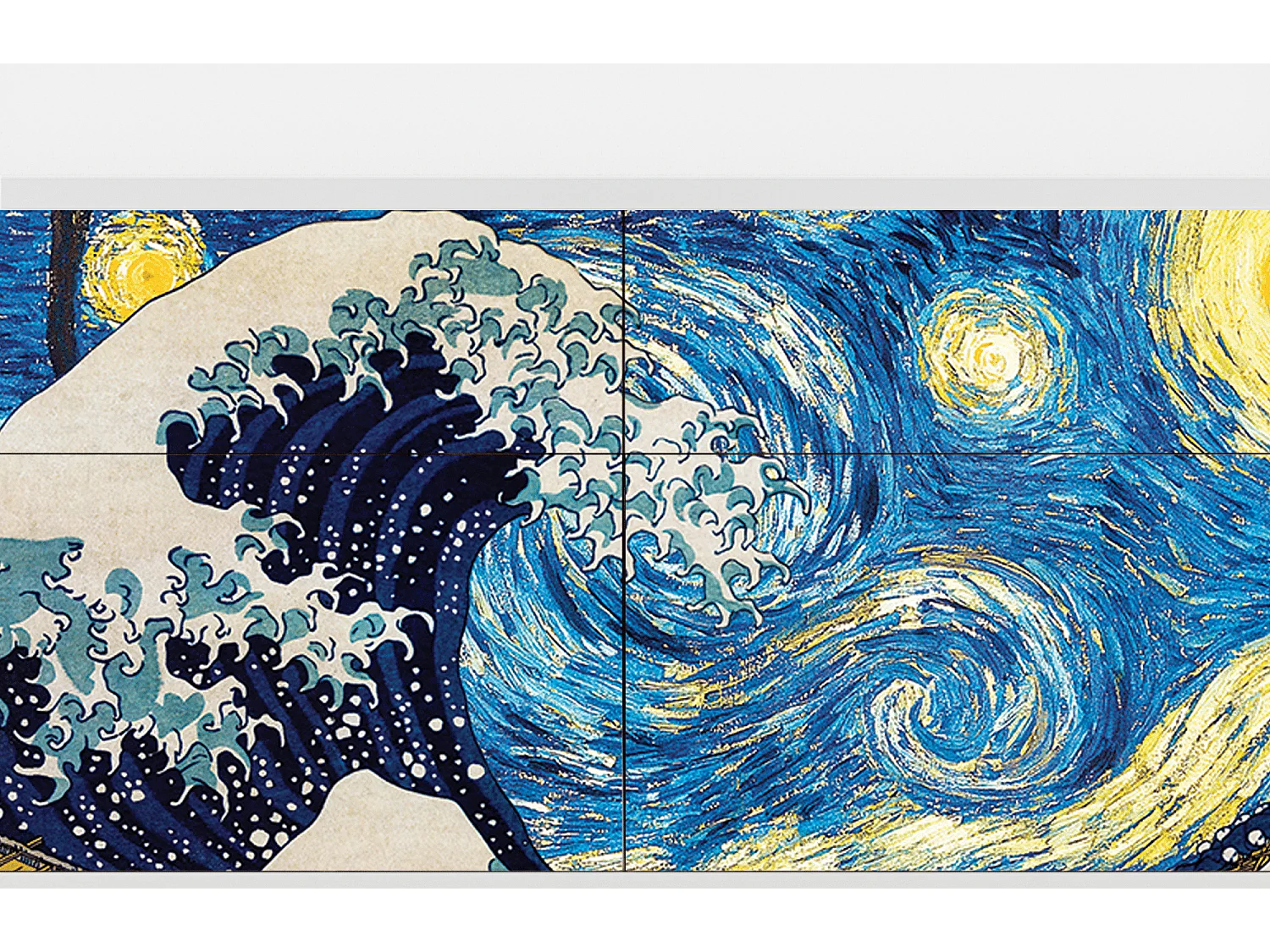 Buffet - 115x85x48 cm - BS4 - Great Wave, Blanc