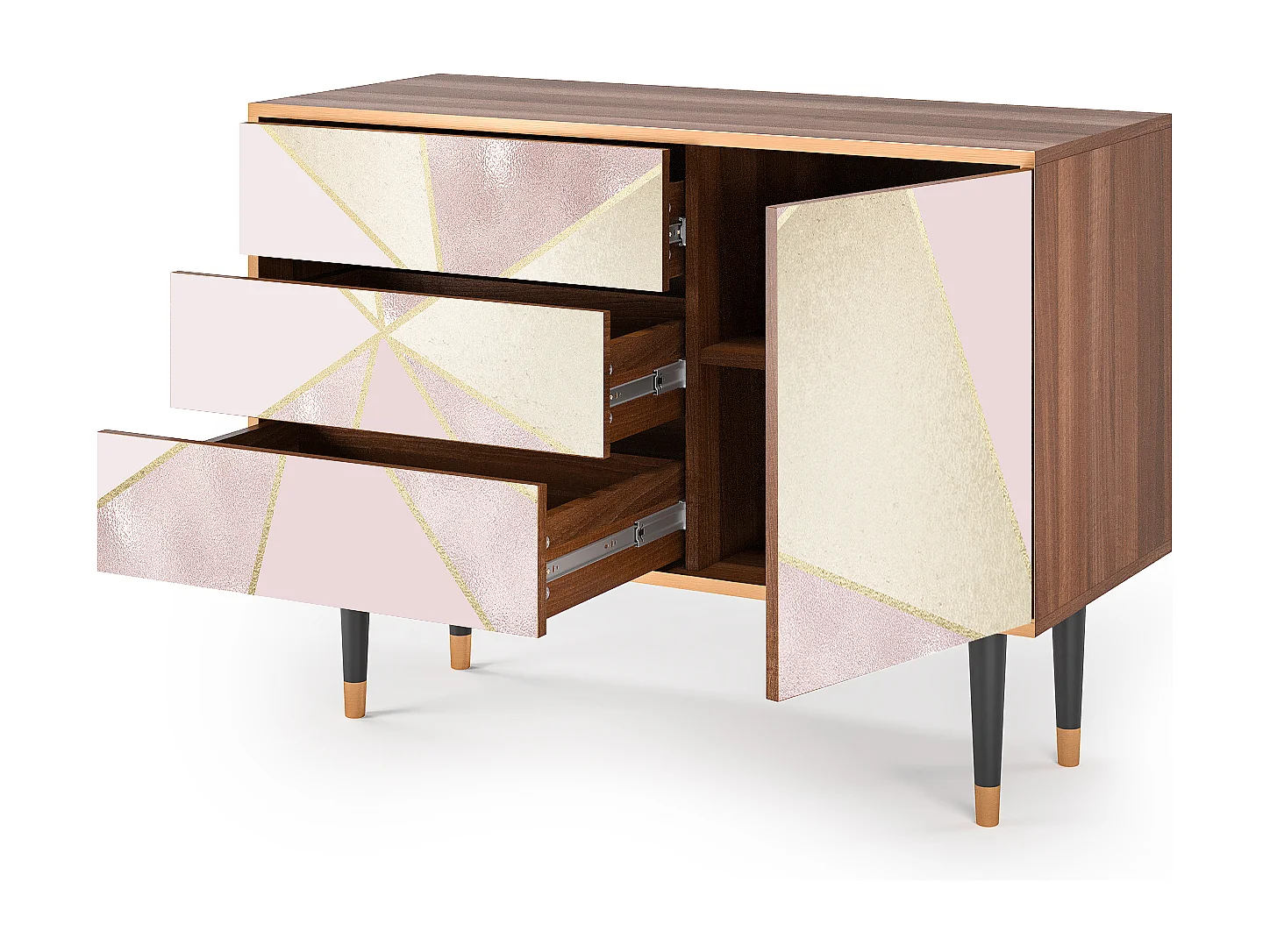 Buffet - 115х84х41 cm - S3 - Cosmopolitan Diva, Noyer