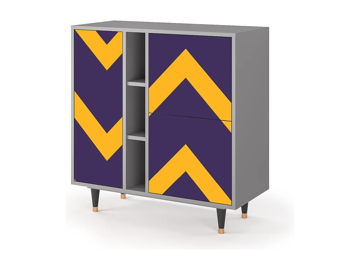 Credenza - 94х96х41 cm - BS5 - The Brightest Way, Grigio