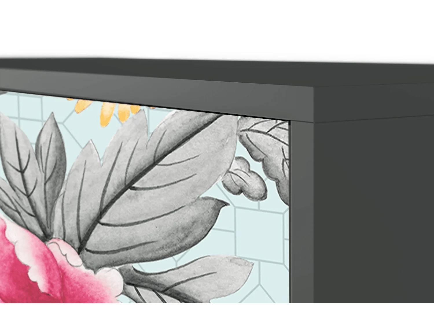 Kredens - 115х84х41 cm - S3 - Sky Garden, Antracyt