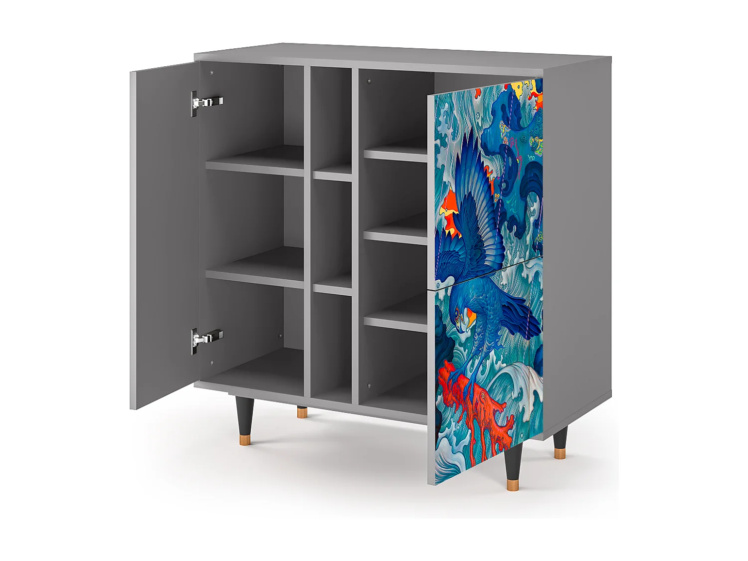 Buffet - 94х96х41 cm - BS5 - The Girl - James Jean, Gris