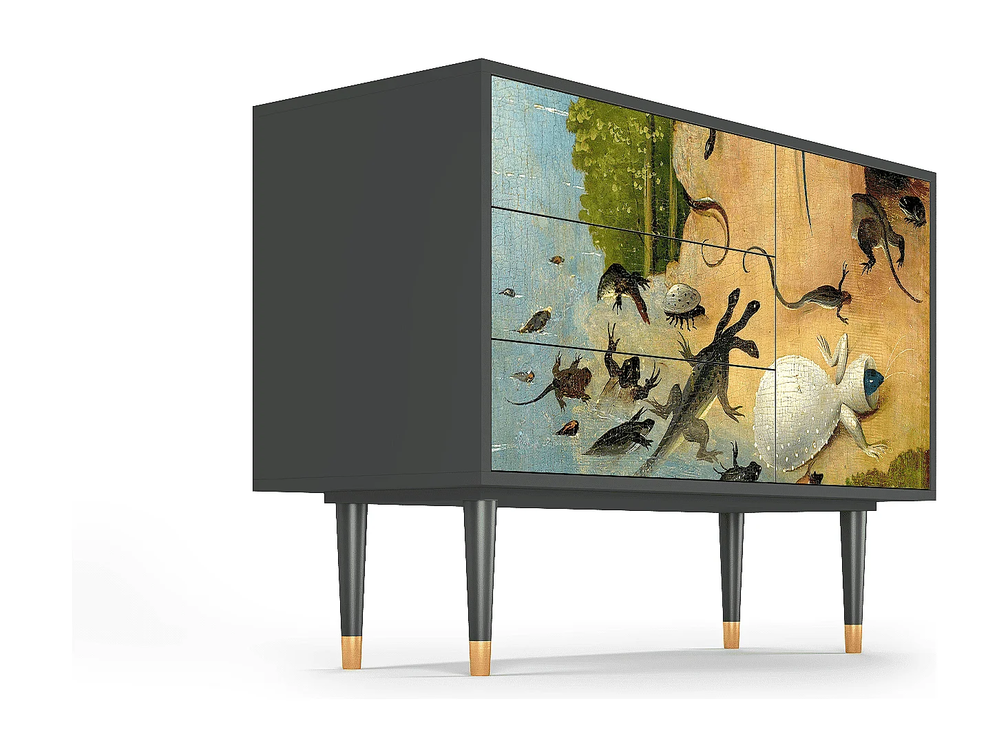 Kredens - 115х84х41 cm - S3 - The Garden by Bosch, Antracyt