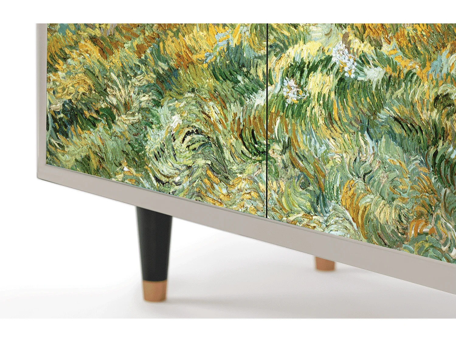 Kredens - 94x96x48 cm - BS3 - Landscape, Piaskowy