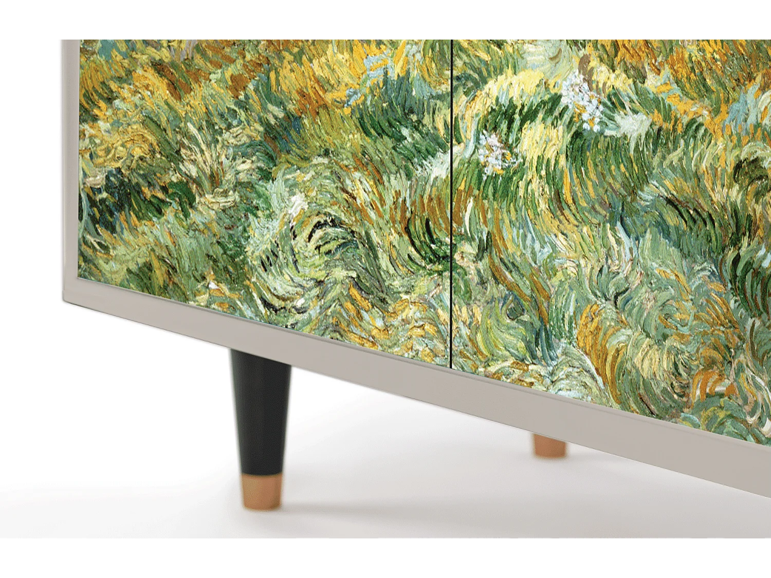 Kredens - 94x96x48 cm - BS3 - Landscape, Piaskowy