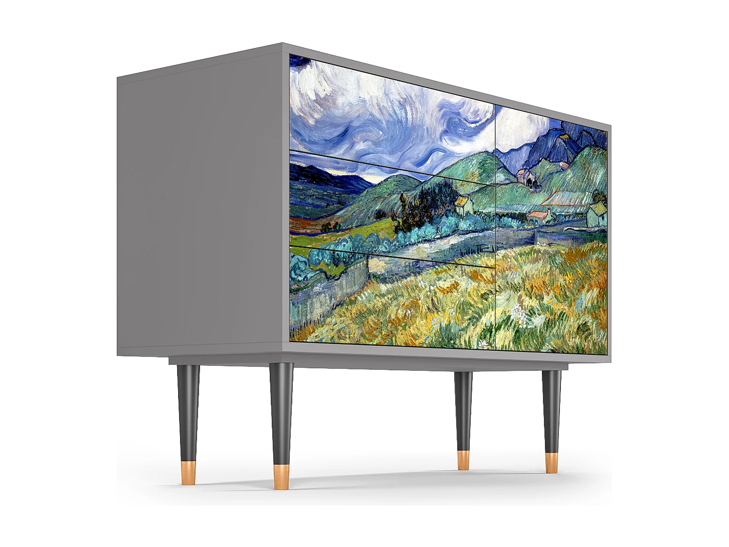 Credenza - 115х84х41 cm - S3 - Landscape, Grigio