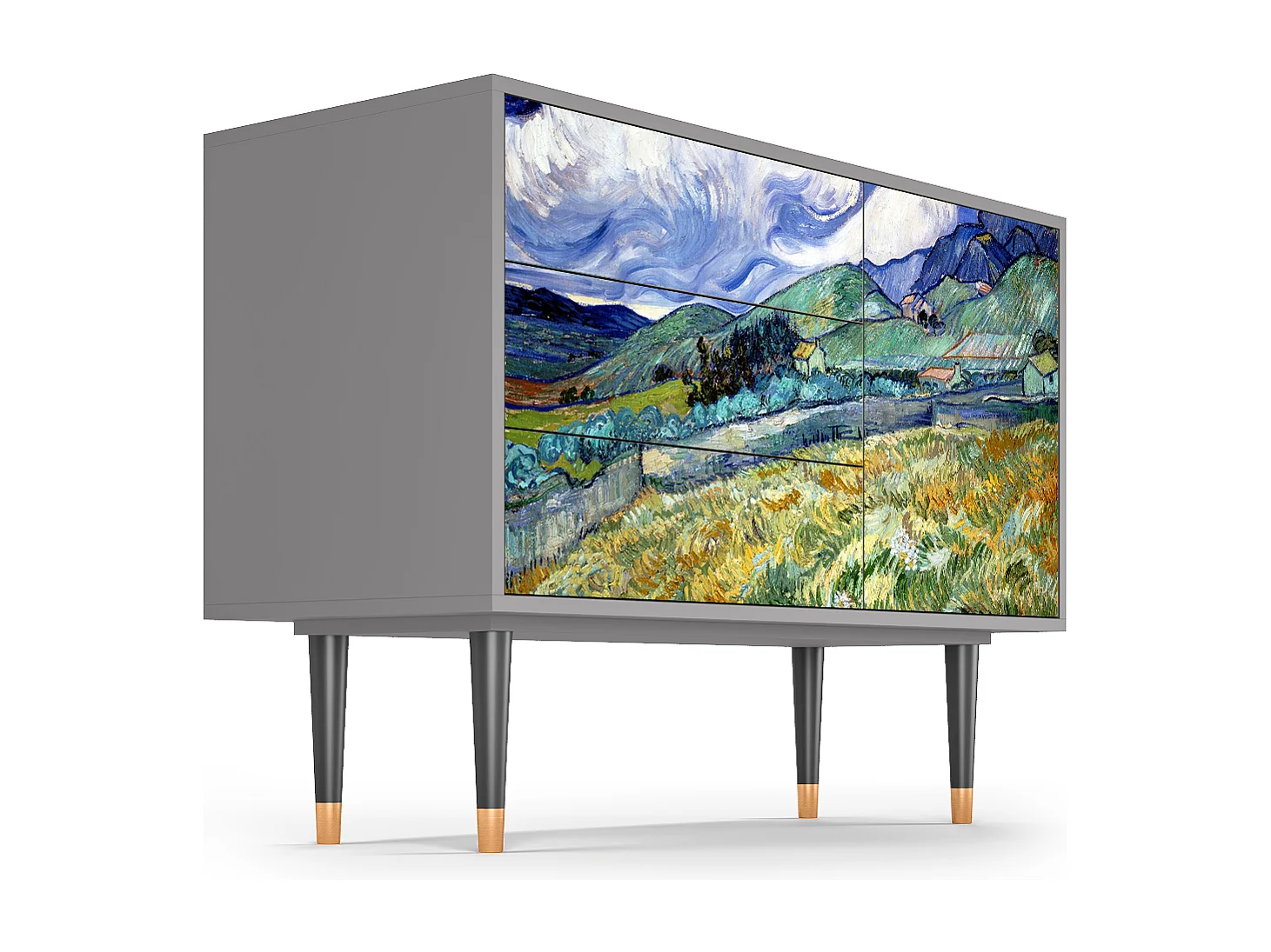 Credenza - 115х84х41 cm - S3 - Landscape, Grigio